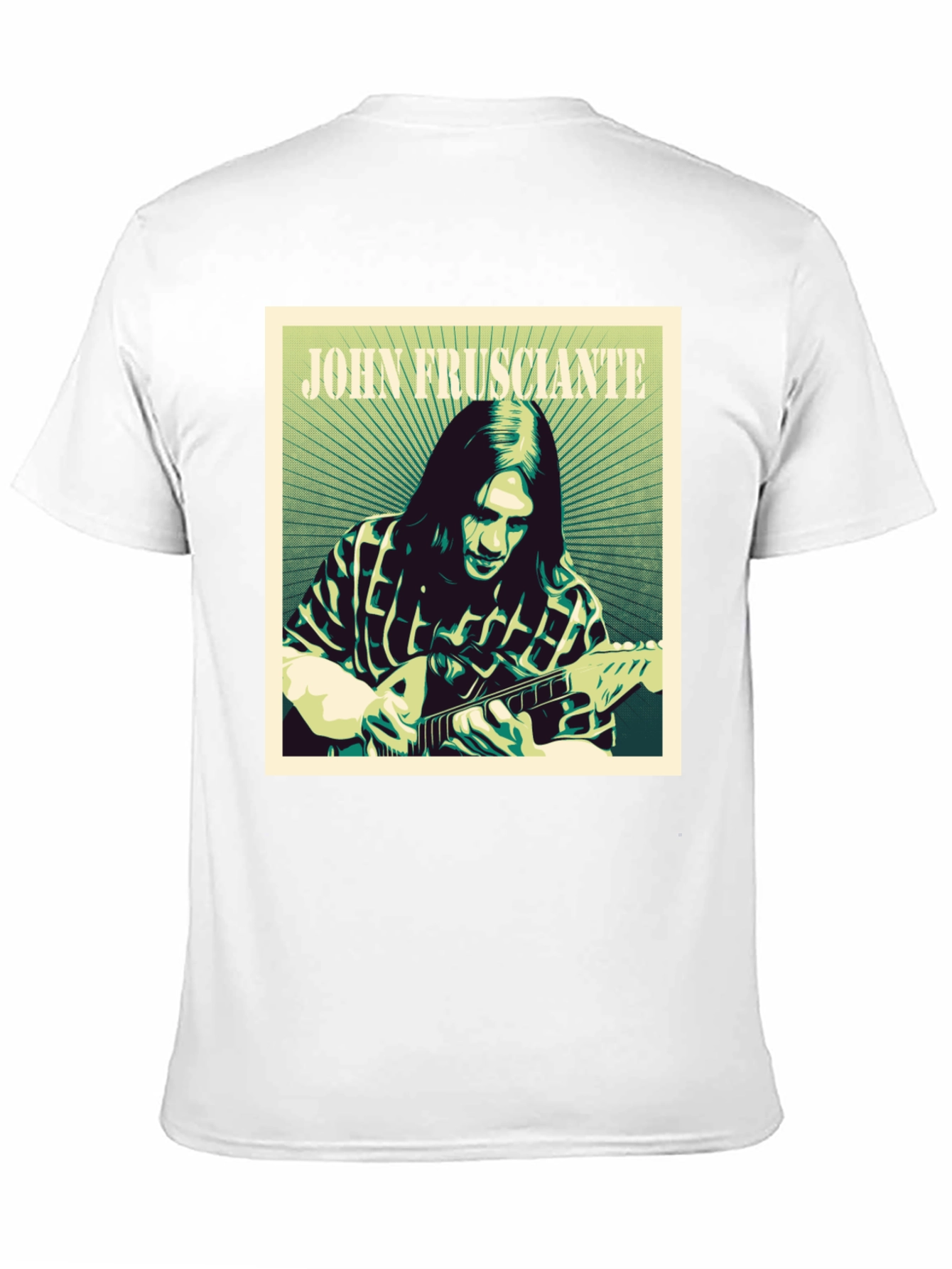 John Frusciante Graphic Tee - Classic Rock Guitarist T-Shirt