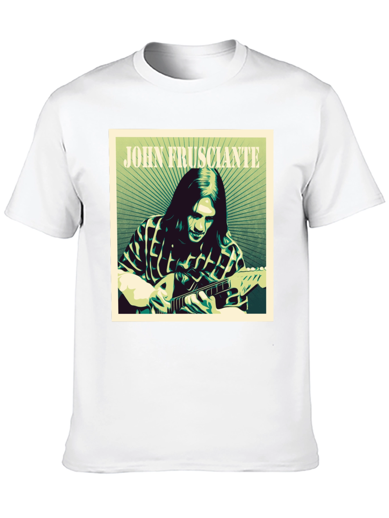 John Frusciante Graphic Tee - Classic Rock Guitarist T-Shirt