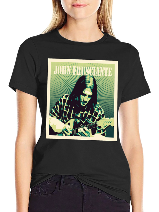 John Frusciante Graphic Tee - Classic Rock Guitarist T-Shirt