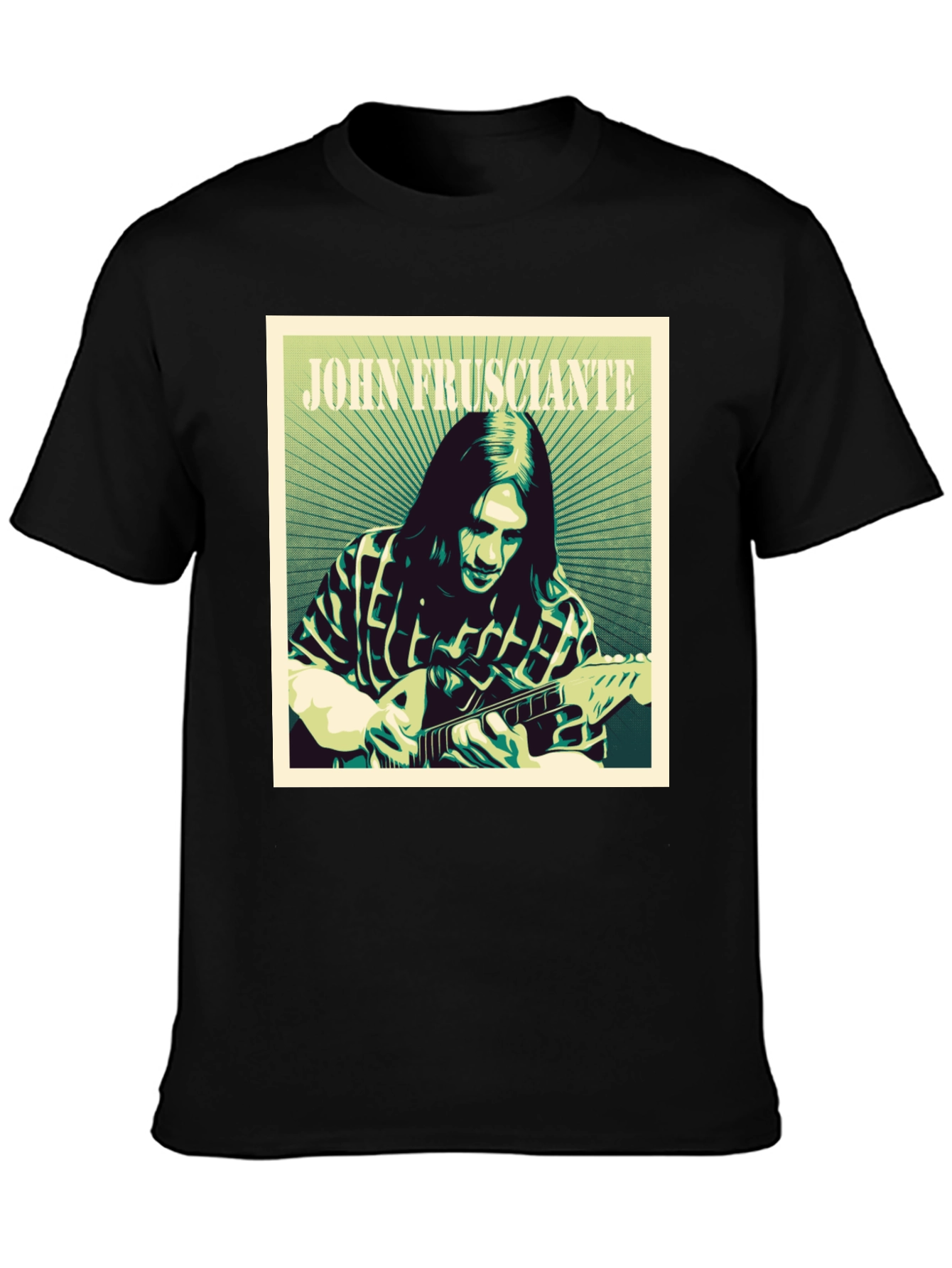 John Frusciante Graphic Tee - Classic Rock Guitarist T-Shirt