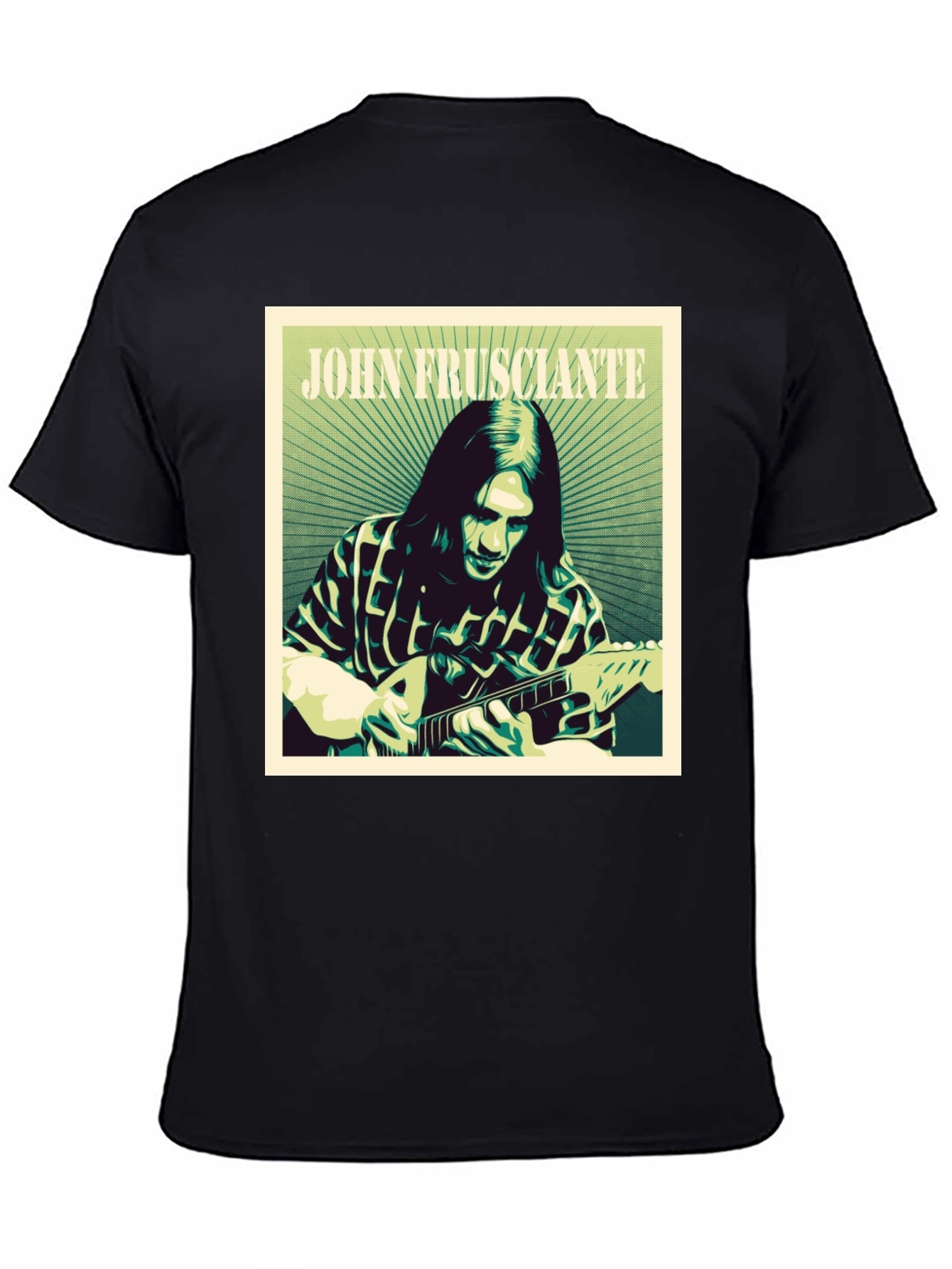 John Frusciante Graphic Tee - Classic Rock Guitarist T-Shirt