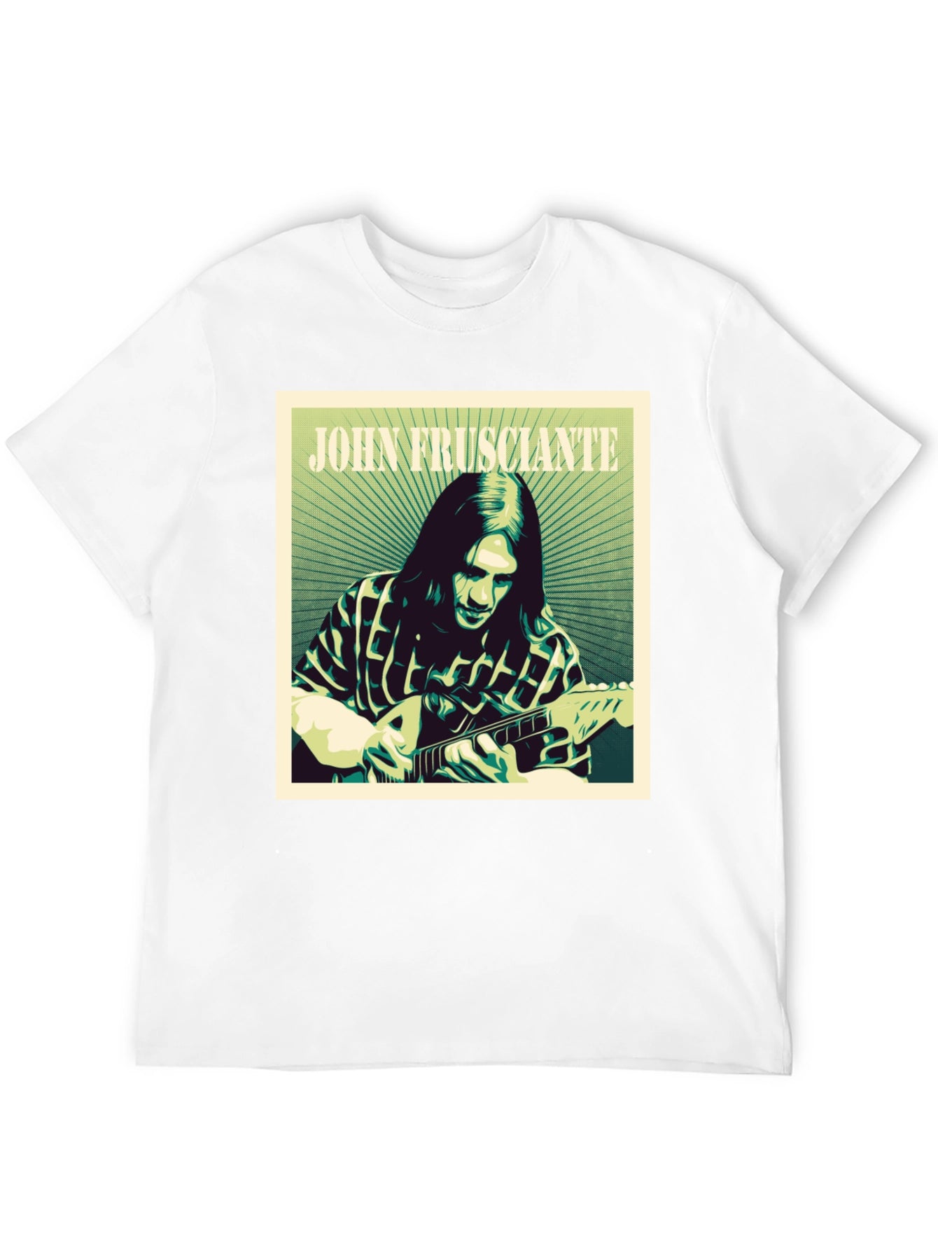 John Frusciante Graphic Tee - Classic Rock Guitarist T-Shirt