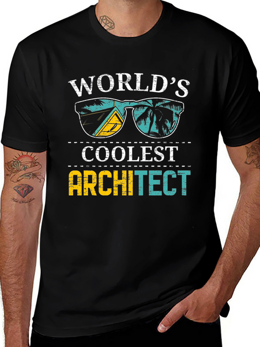 Worlds Coolest Architect Graphic T-Shirt