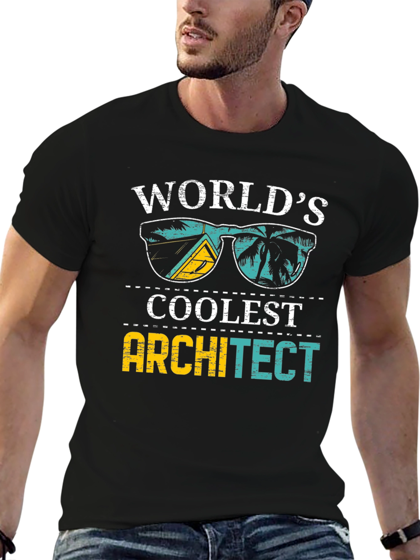 Worlds Coolest Architect Graphic T-Shirt