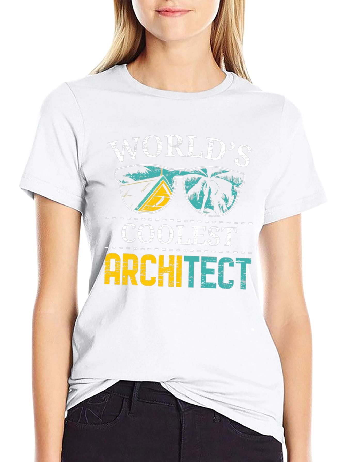 Worlds Coolest Architect Graphic T-Shirt