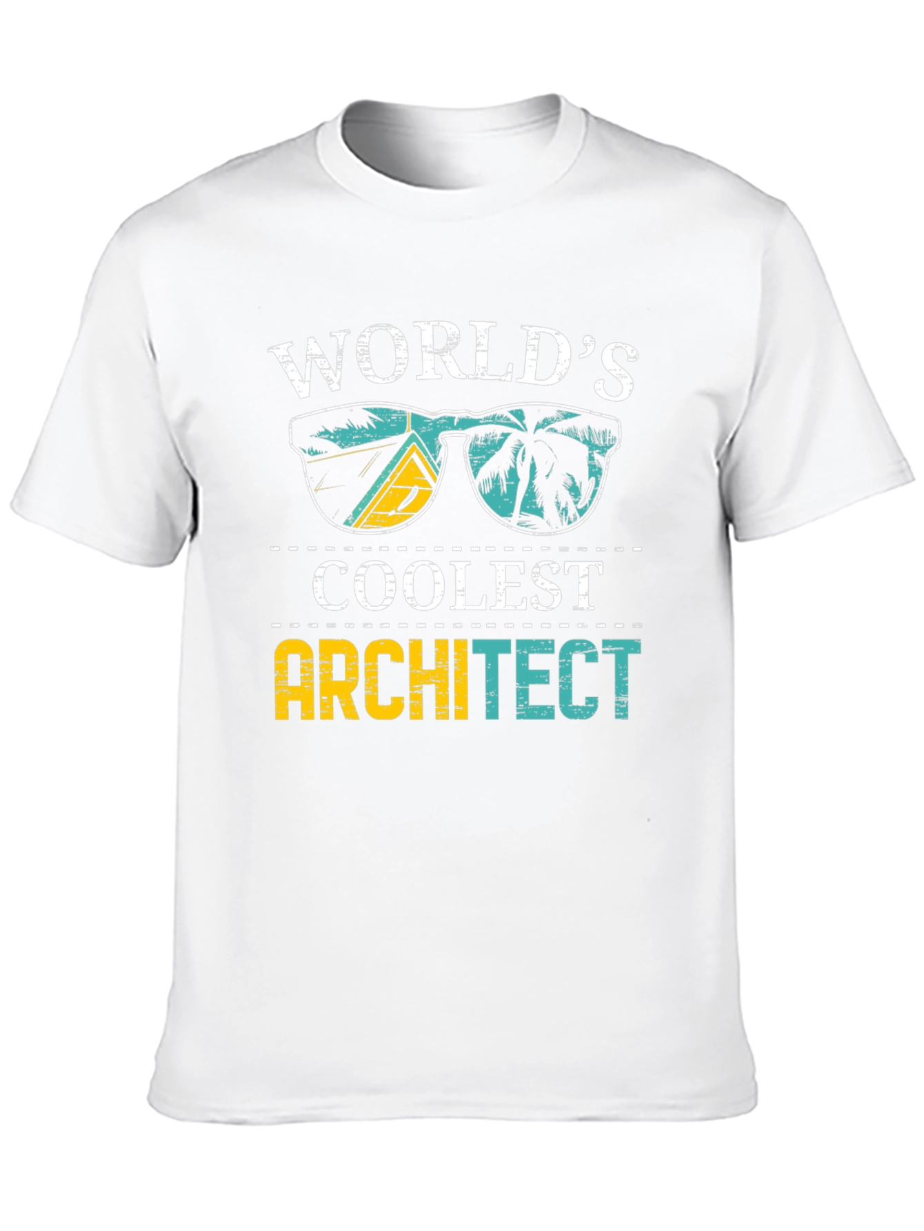 Worlds Coolest Architect Graphic T-Shirt