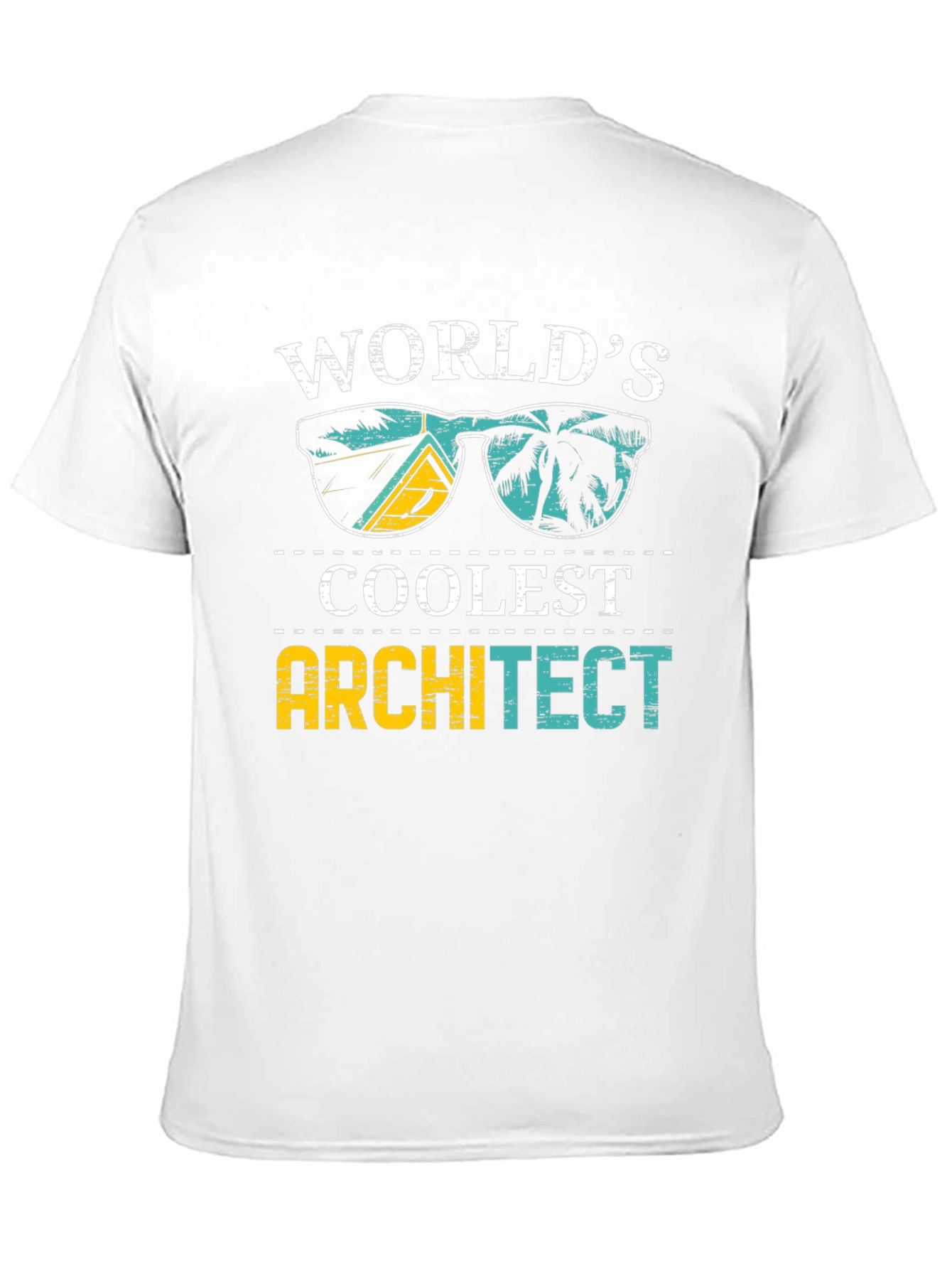 Worlds Coolest Architect Graphic T-Shirt