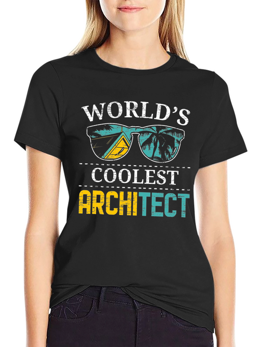 Worlds Coolest Architect Graphic T-Shirt