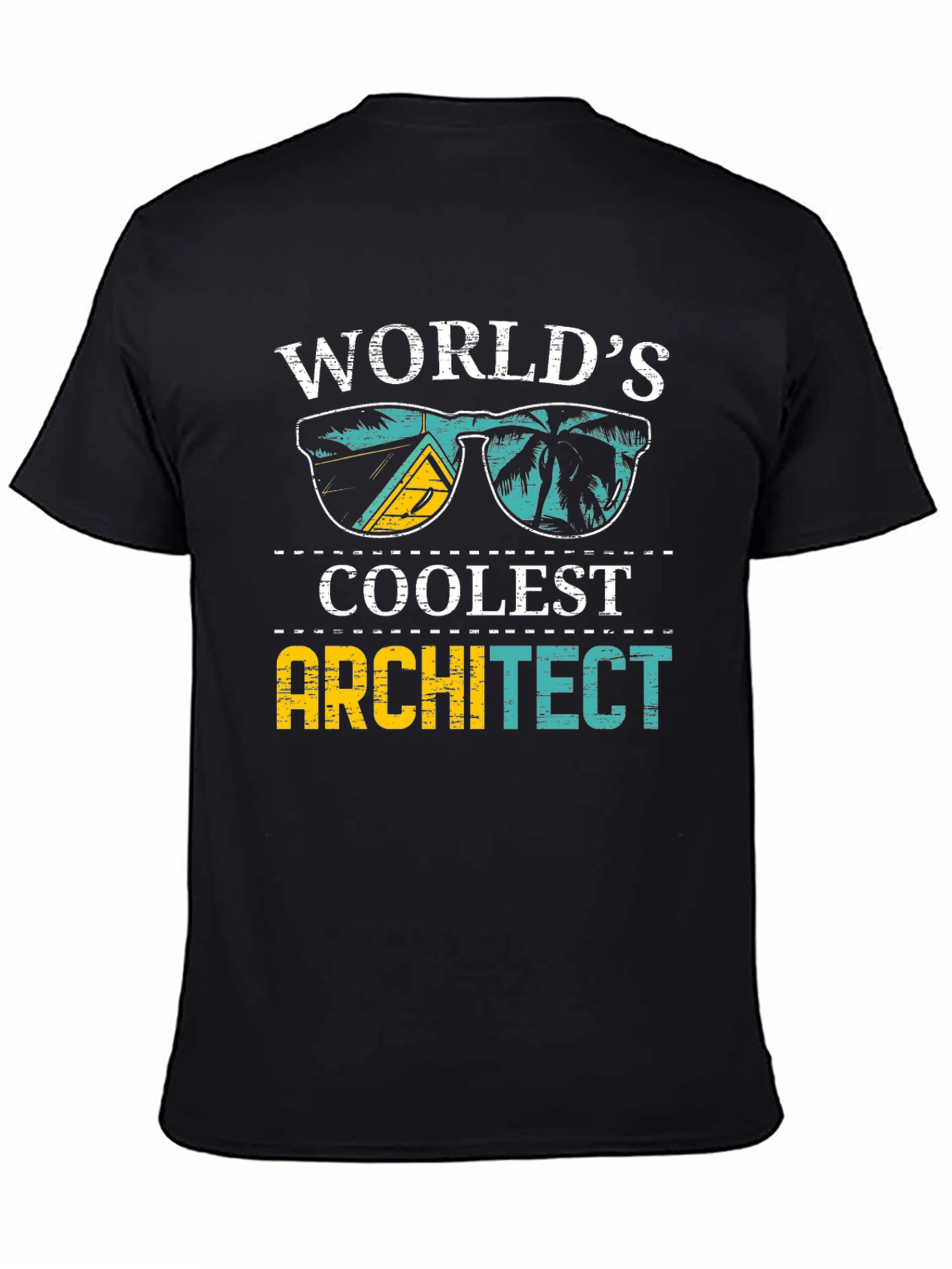 Worlds Coolest Architect Graphic T-Shirt
