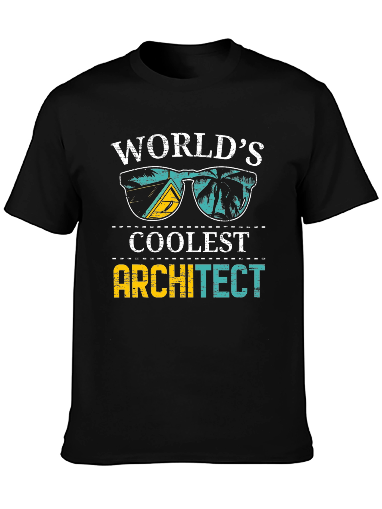 Worlds Coolest Architect Graphic T-Shirt
