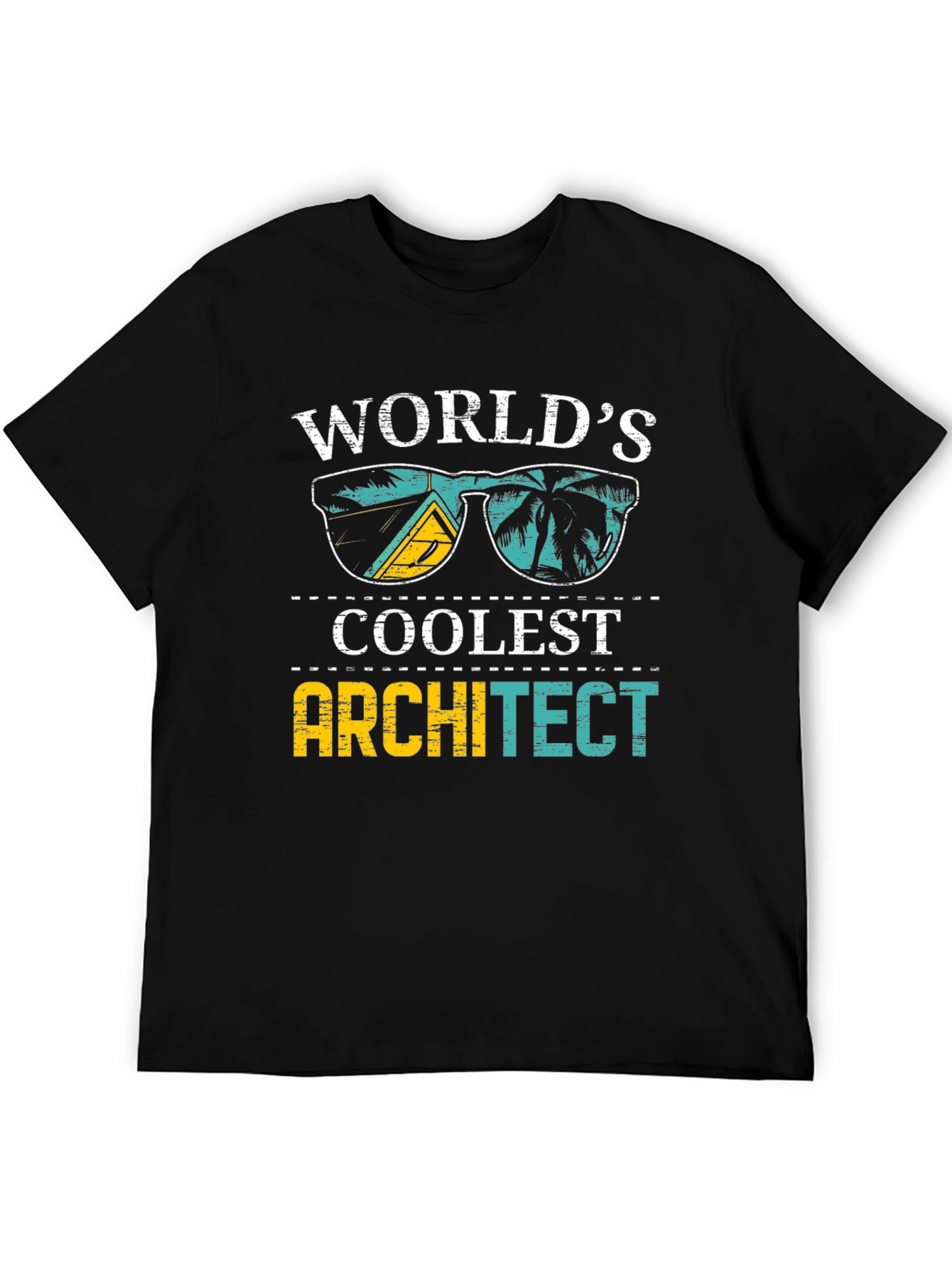 Worlds Coolest Architect Graphic T-Shirt