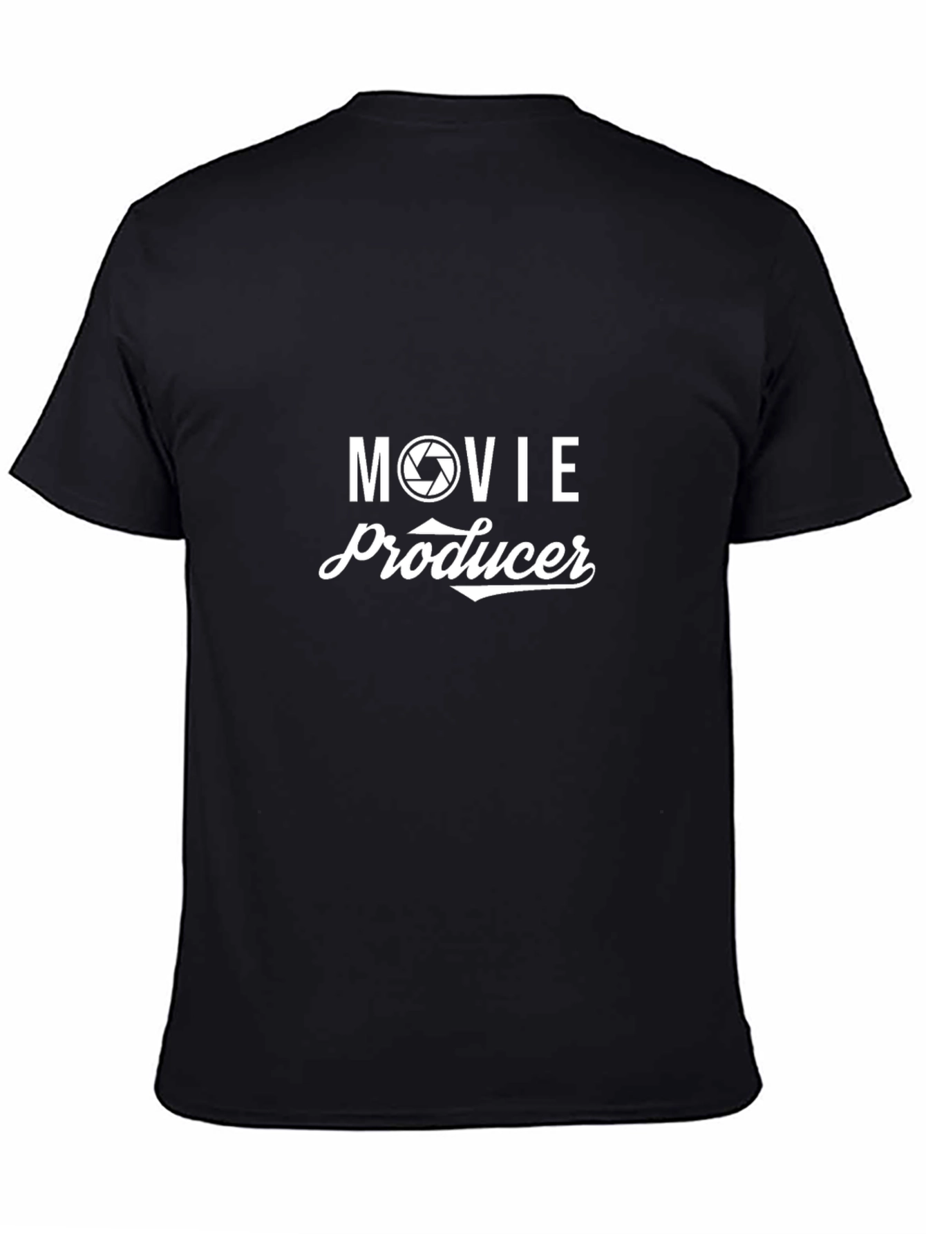 Movie Producer Black T-Shirt - Film Crew Apparel
