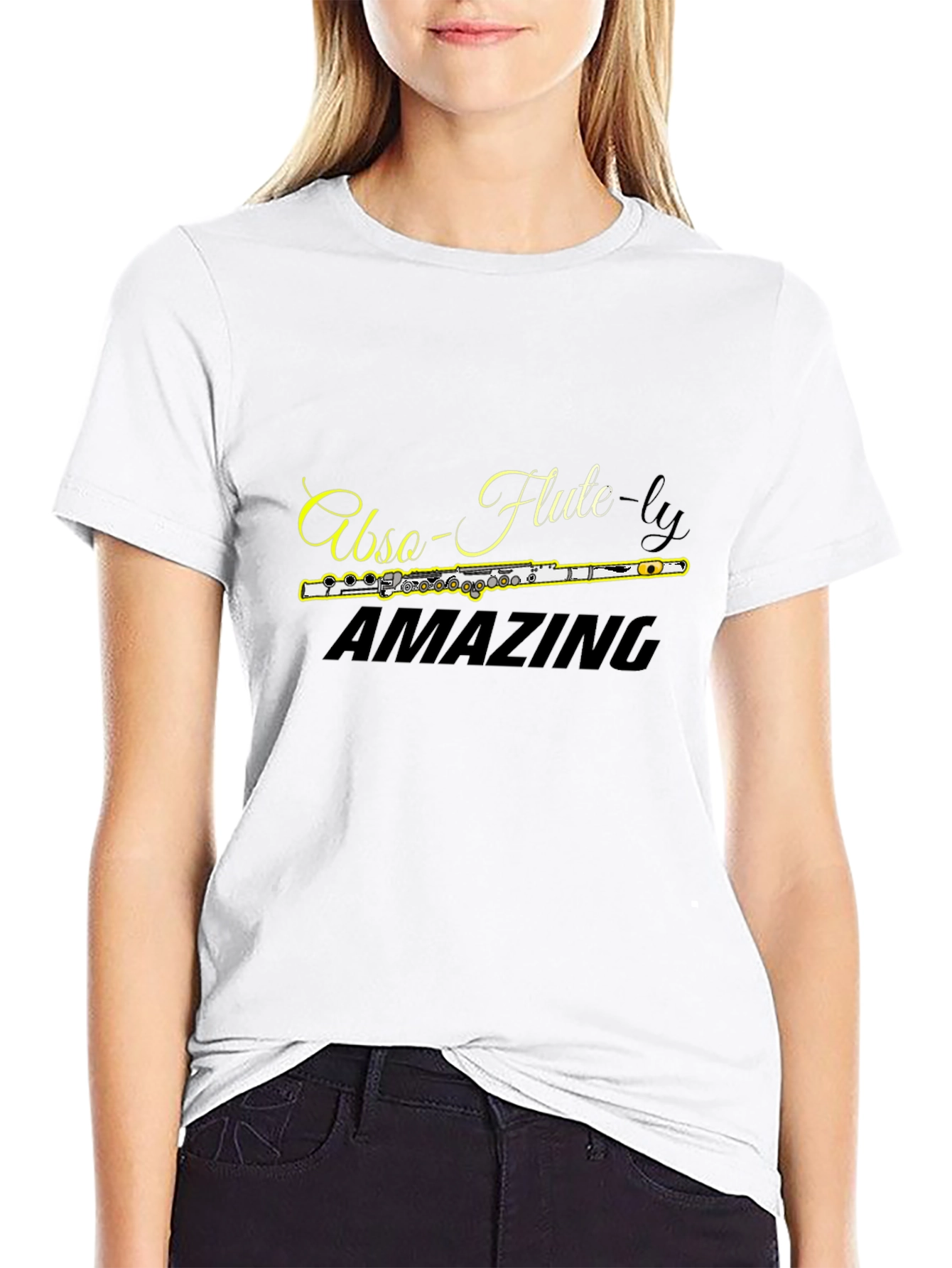 Abso-Flute-ly Amazing Black T-Shirt