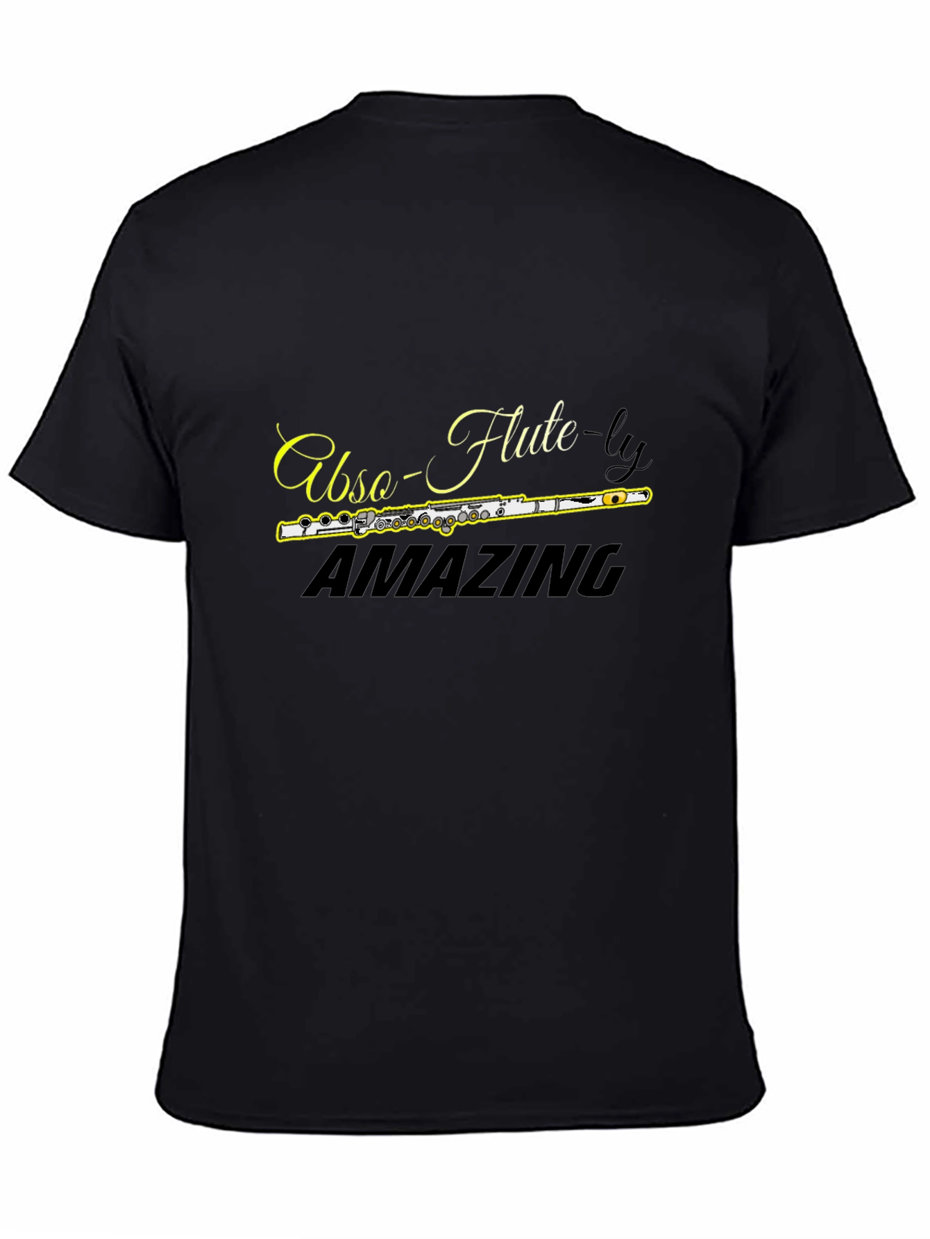 Abso-Flute-ly Amazing Black T-Shirt