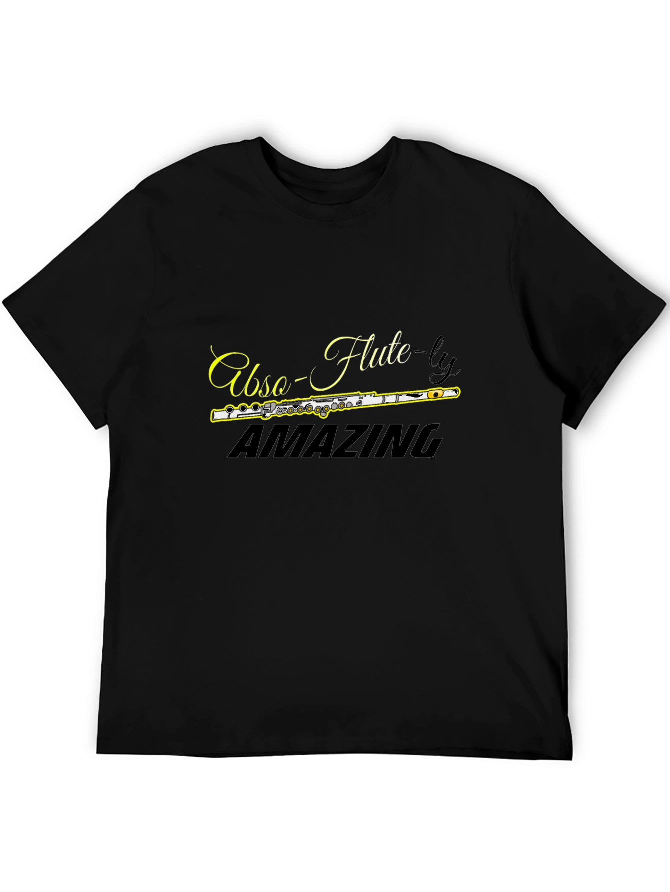 Abso-Flute-ly Amazing Black T-Shirt
