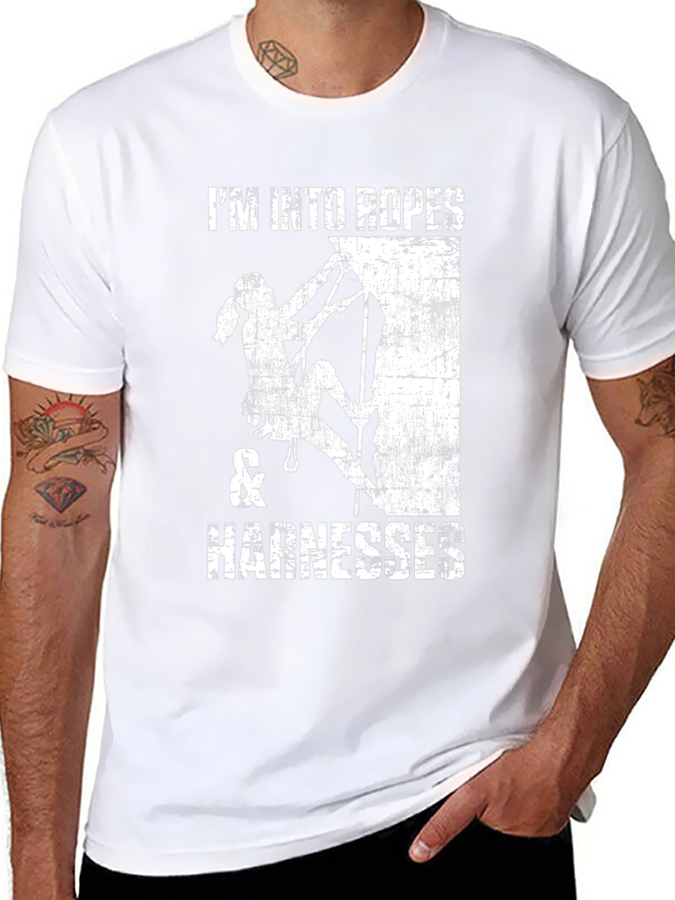 Im Into Ropes & Harnesses Climbing T-Shirt