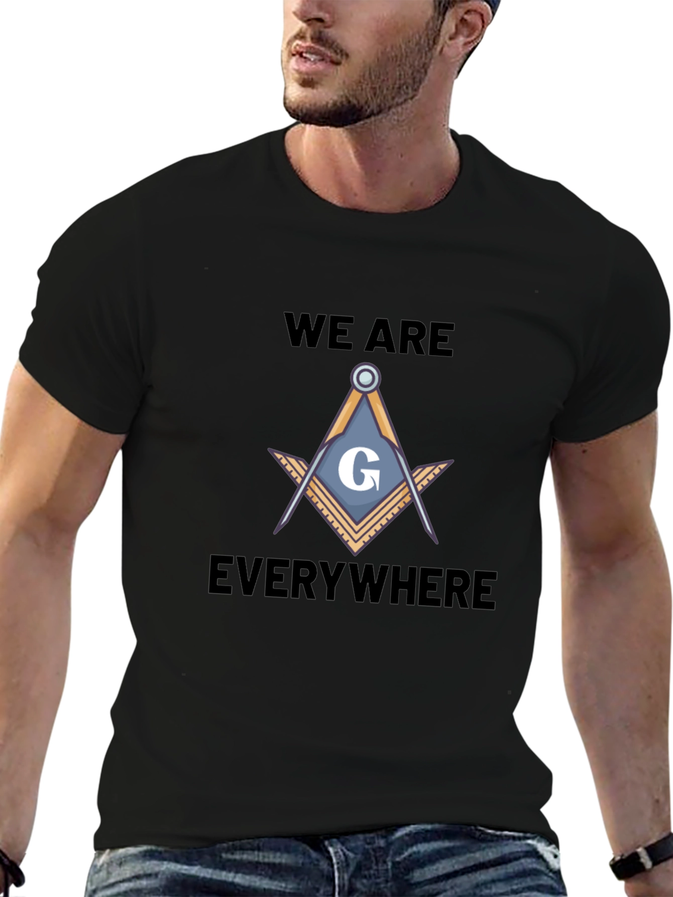Masonic Symbol T-Shirt - We Are Everywhere Design