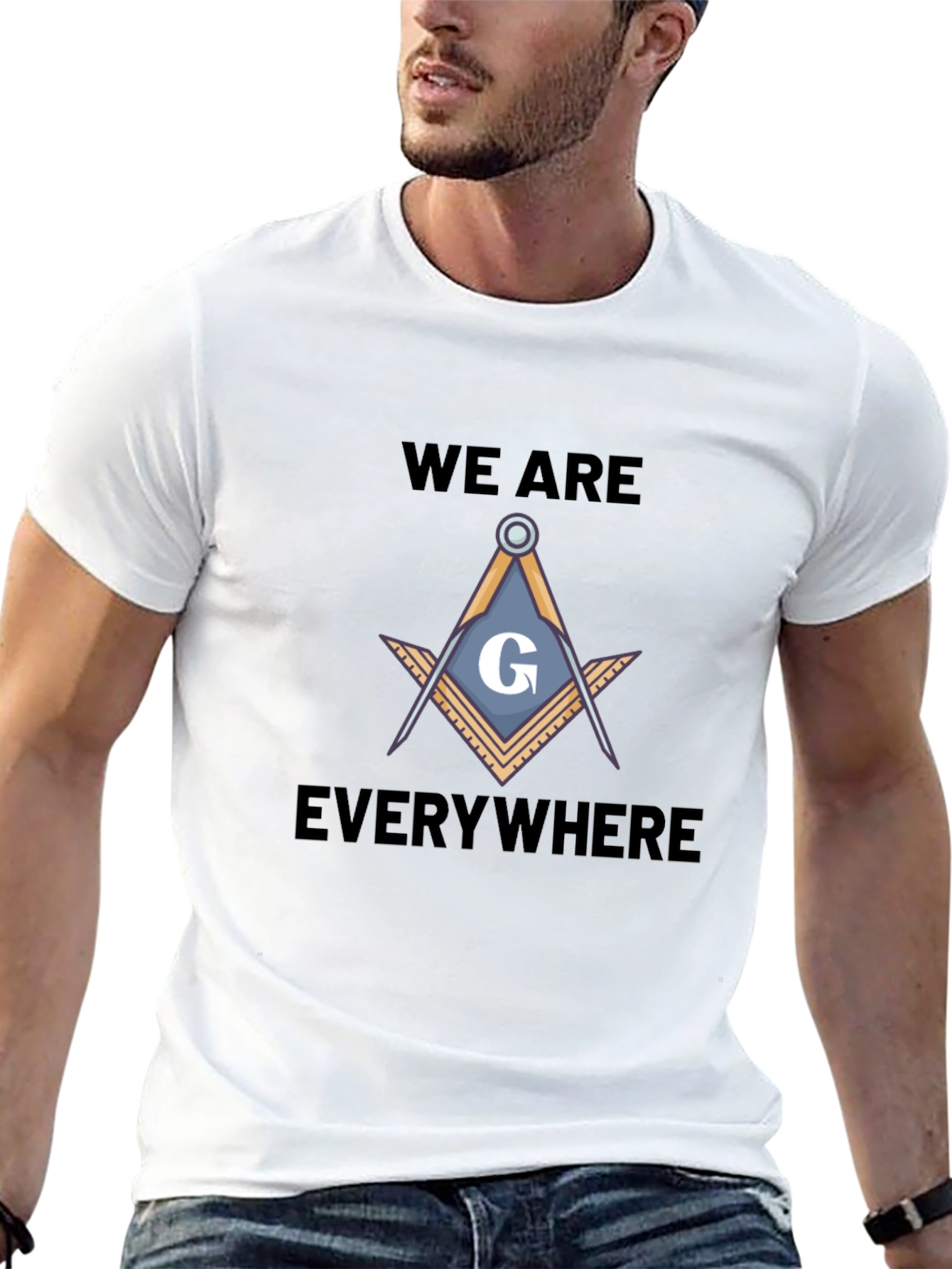 Masonic Symbol T-Shirt - We Are Everywhere Design