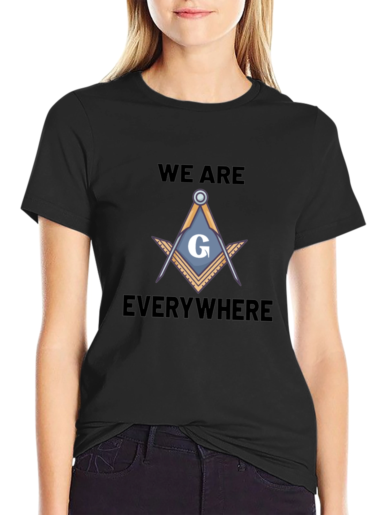 Masonic Symbol T-Shirt - We Are Everywhere Design