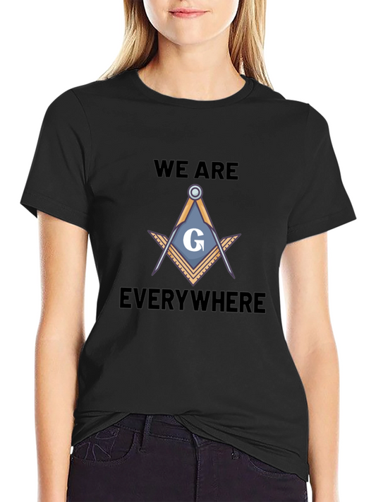 Masonic Symbol T-Shirt - We Are Everywhere Design