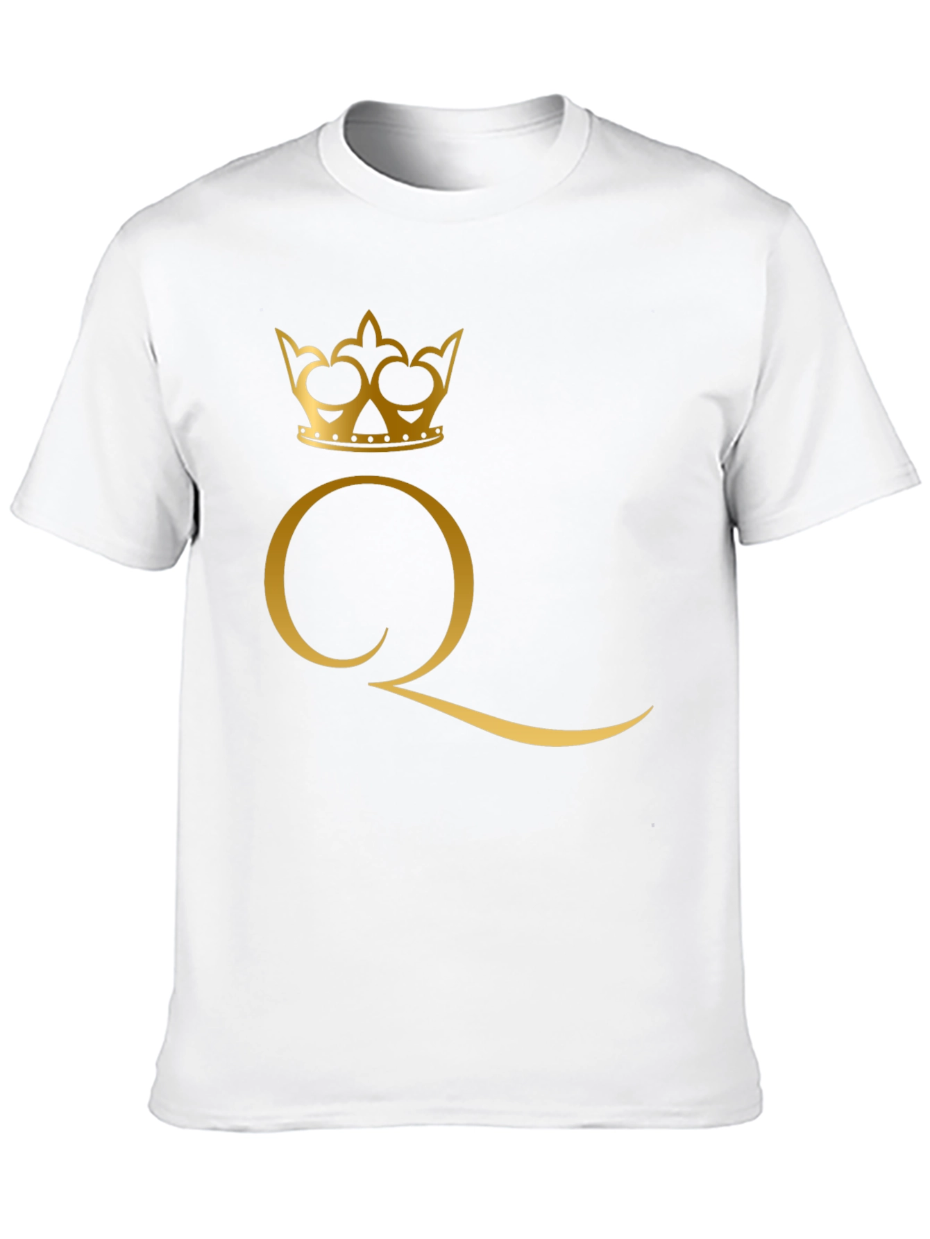 Queen Crown Graphic Black T-Shirt