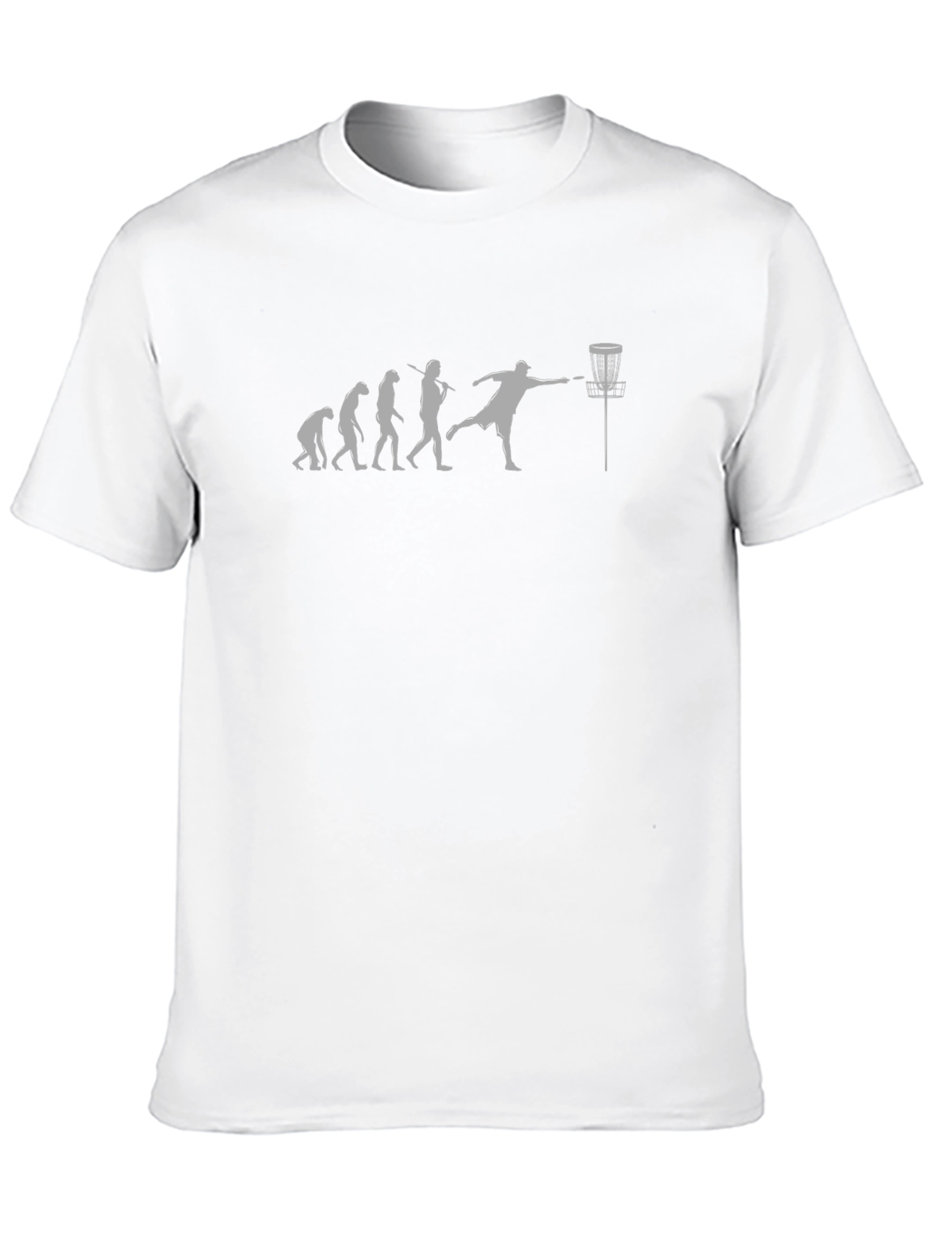 Disc Golf Evolution Black T-Shirt
