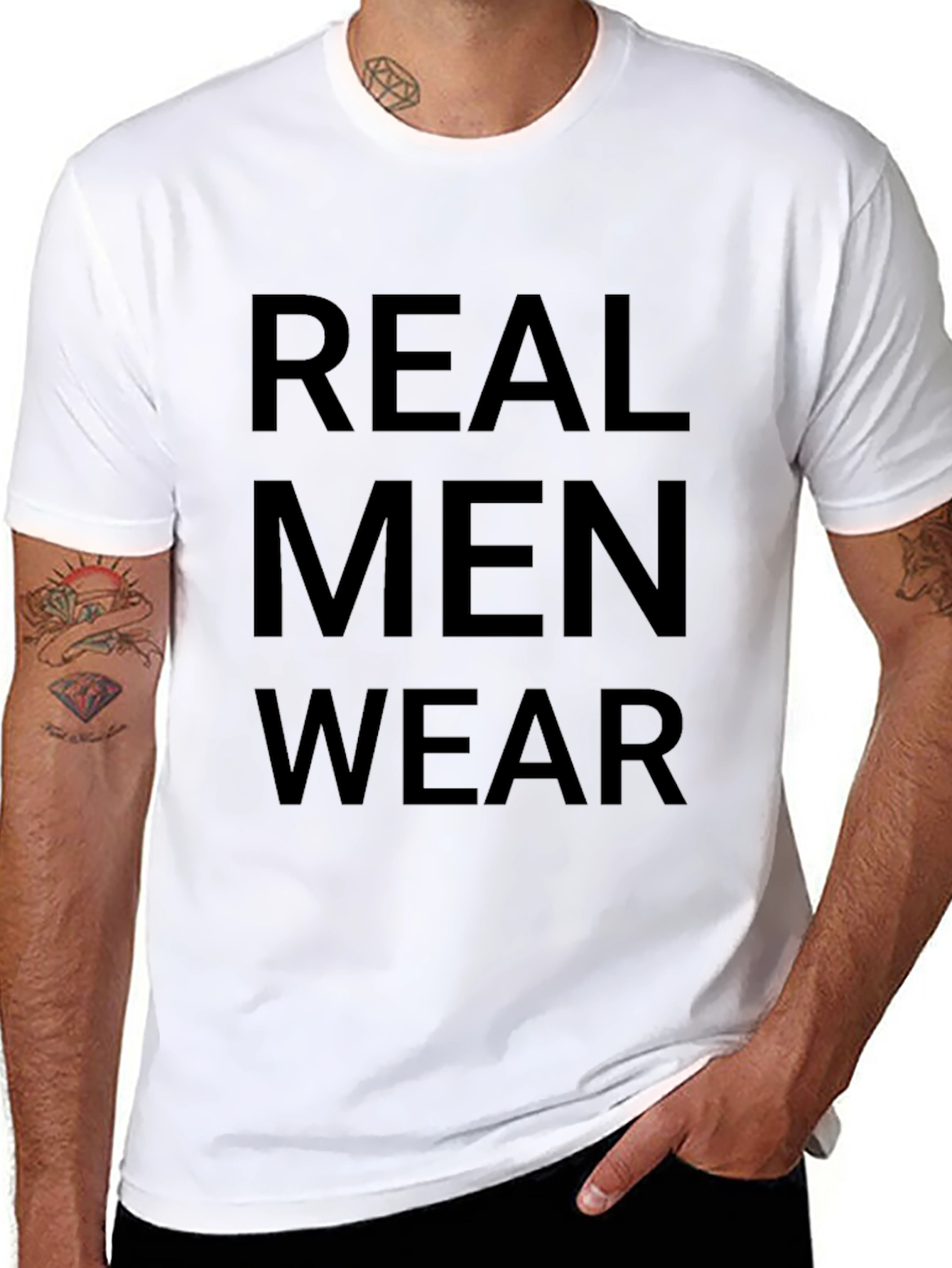 Real Men Wear T-Shirt - Bold Statement Tee