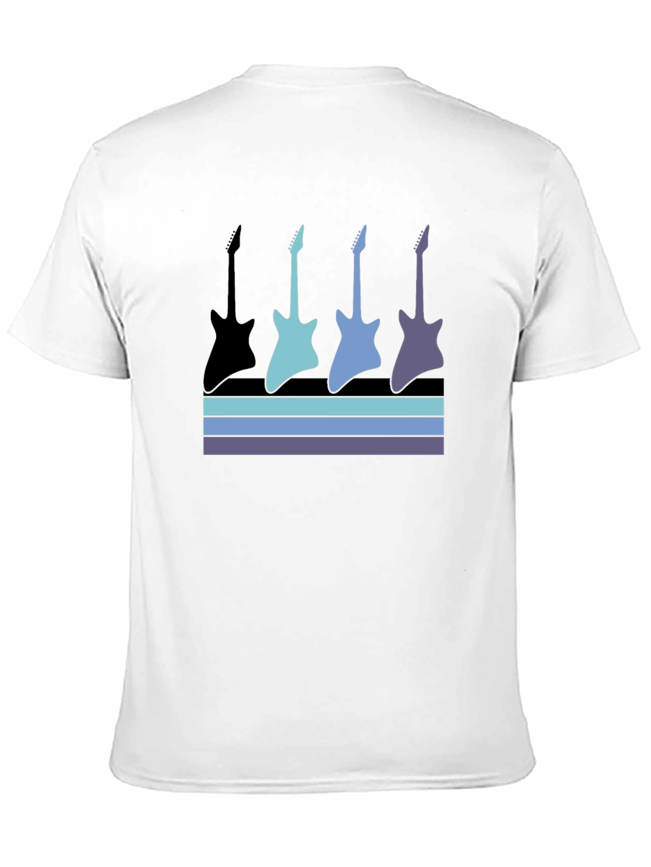 Retro Guitar Graphic T-Shirt