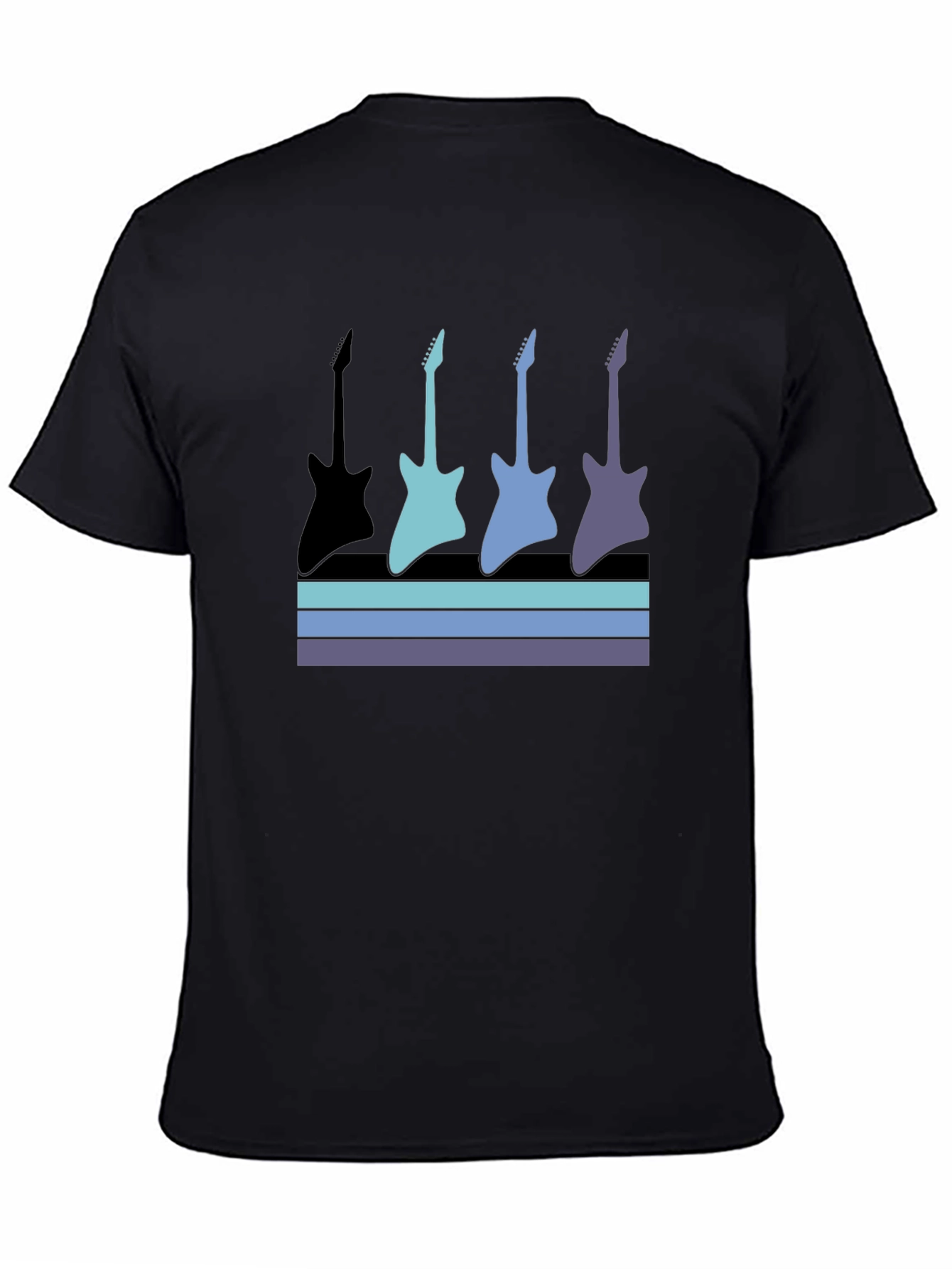 Retro Guitar Graphic T-Shirt