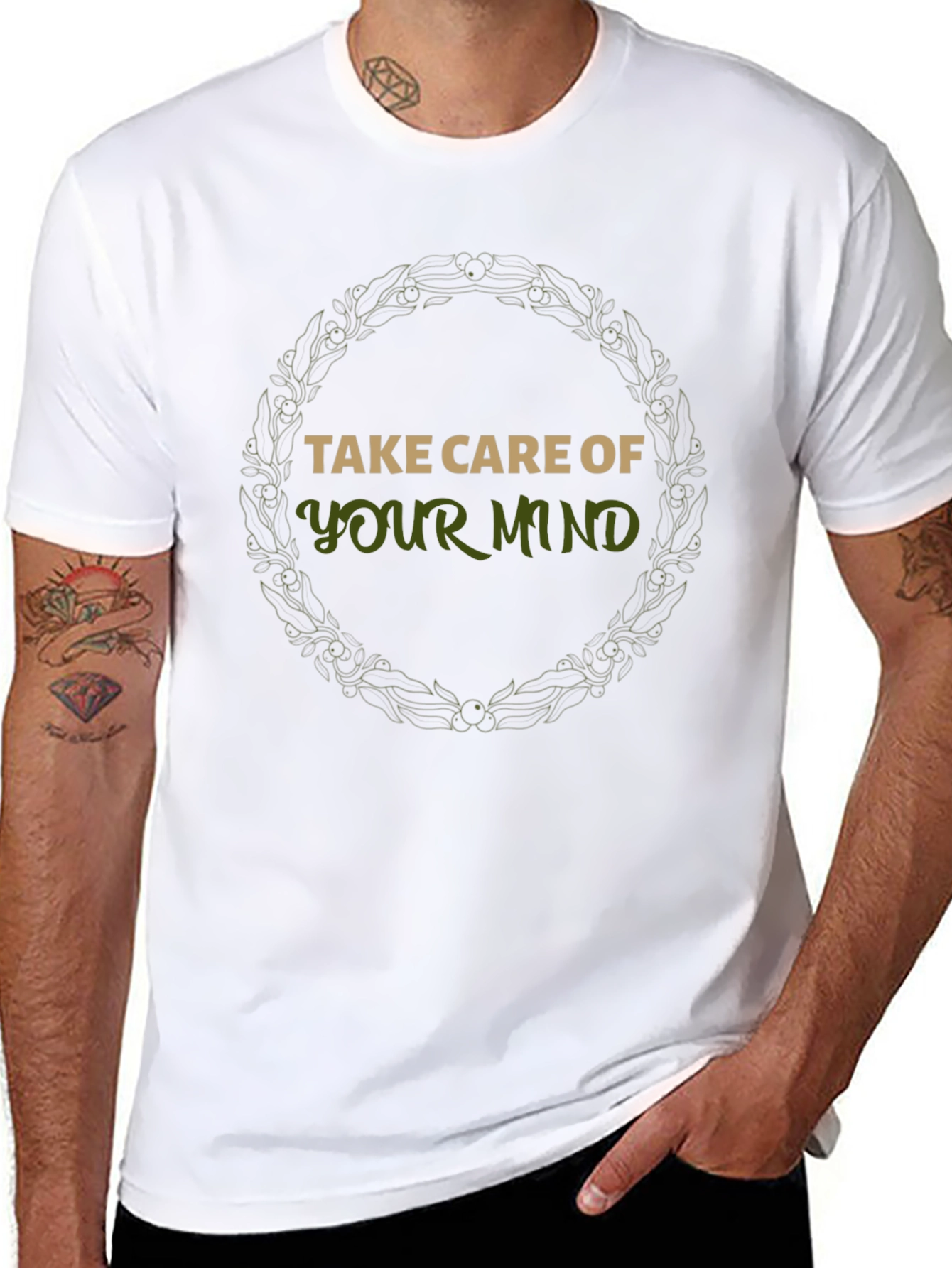 Take Care of Your Mind T-Shirt - Black