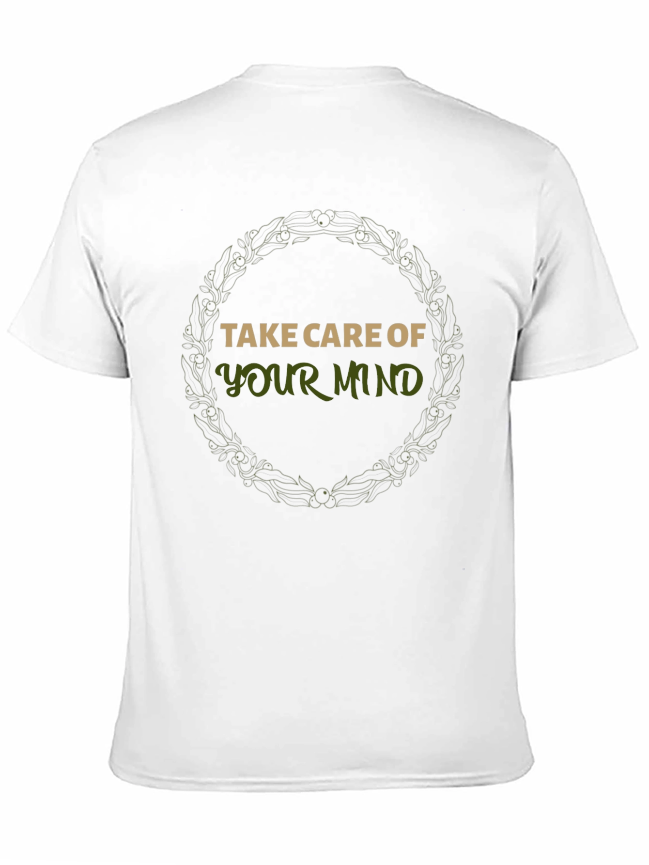 Take Care of Your Mind T-Shirt - Black