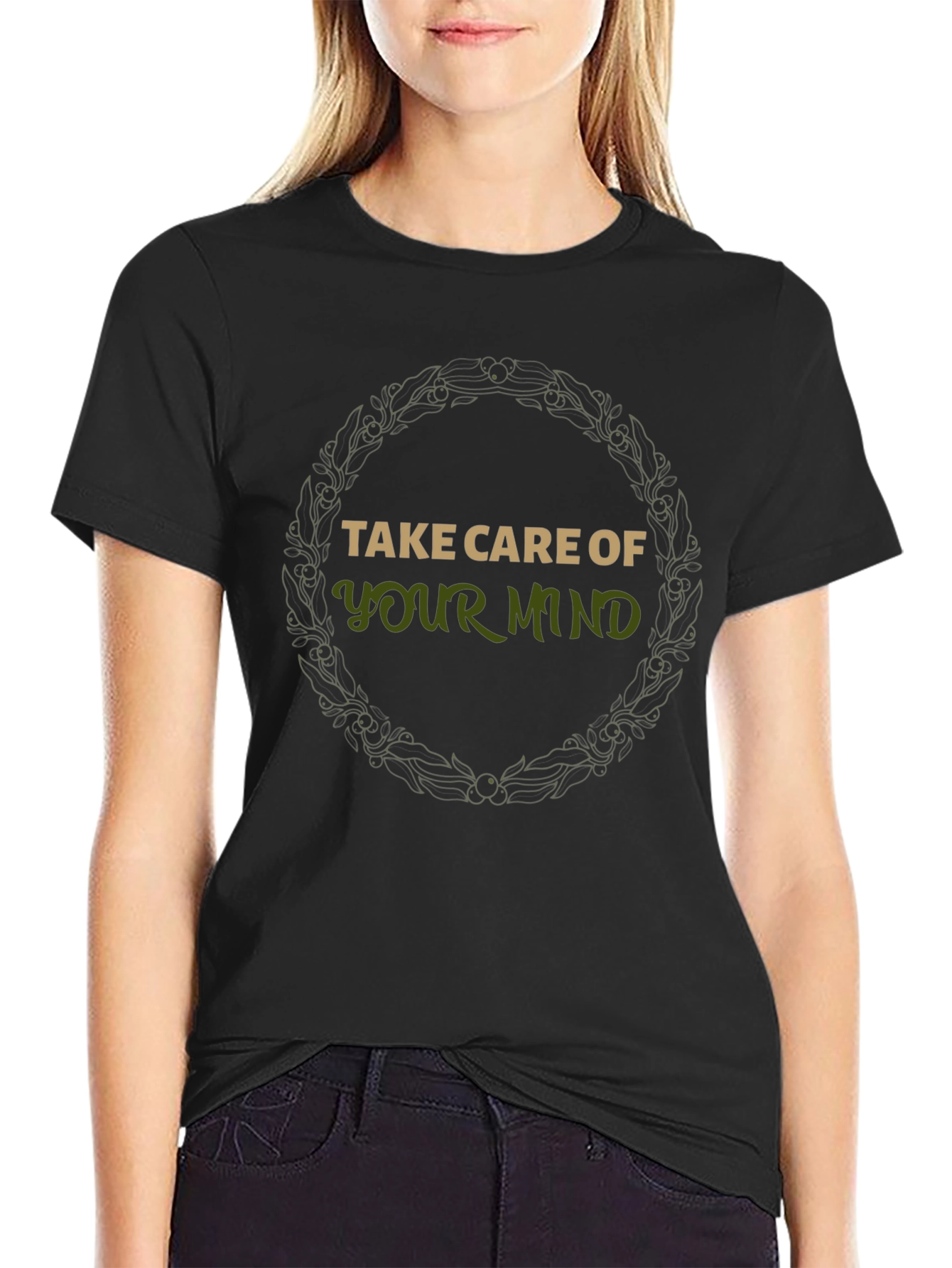 Take Care of Your Mind T-Shirt - Black