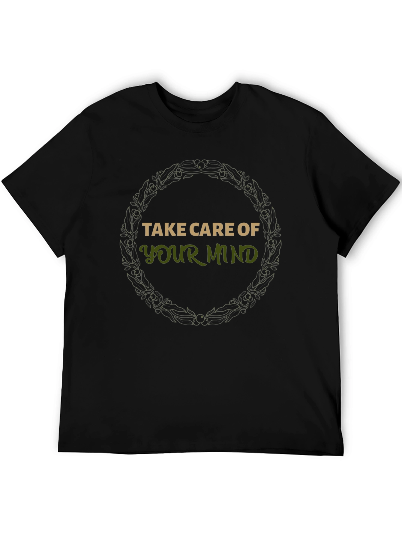 Take Care of Your Mind T-Shirt - Black