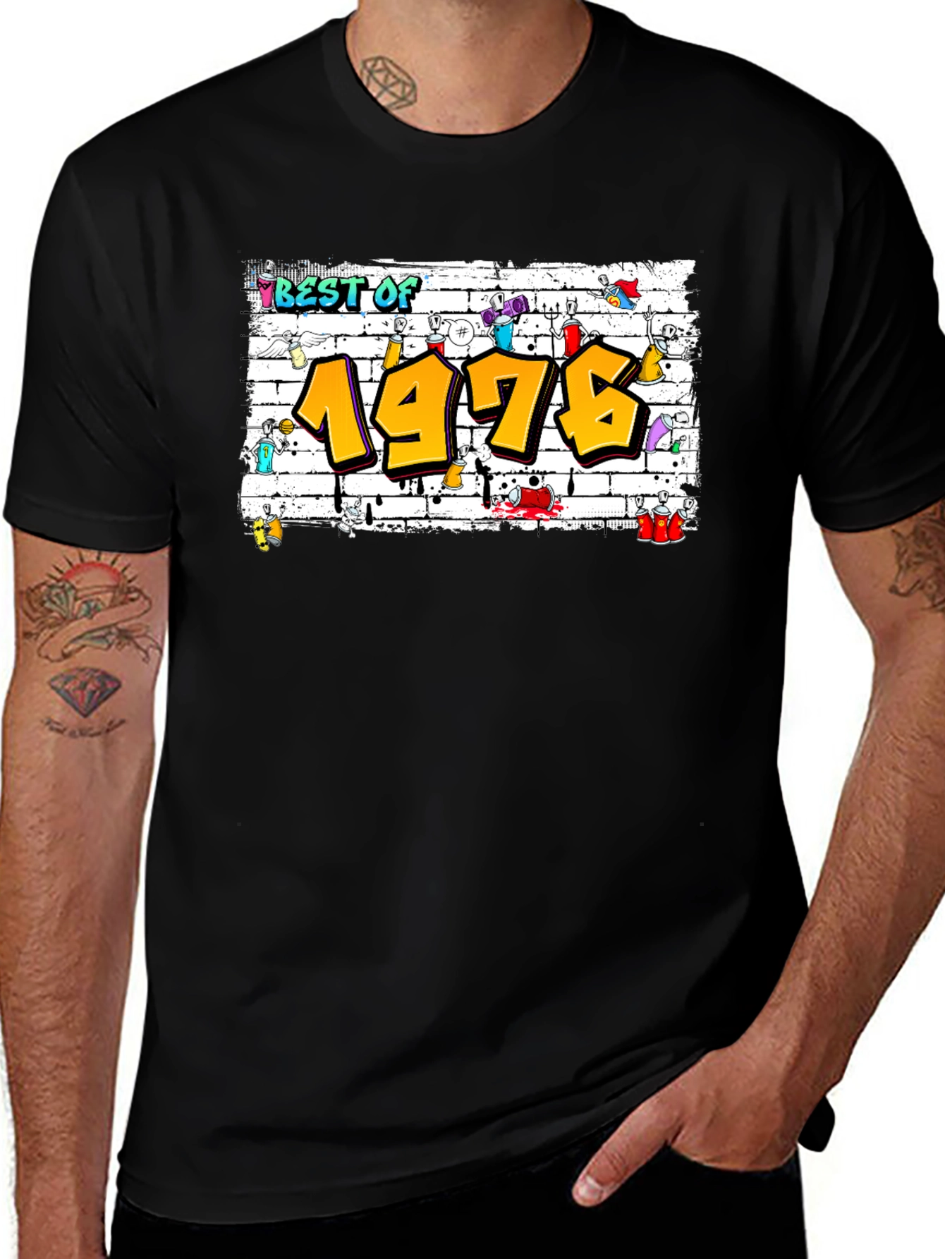 Best of 1976 Graphic Tee - Birthday Gift