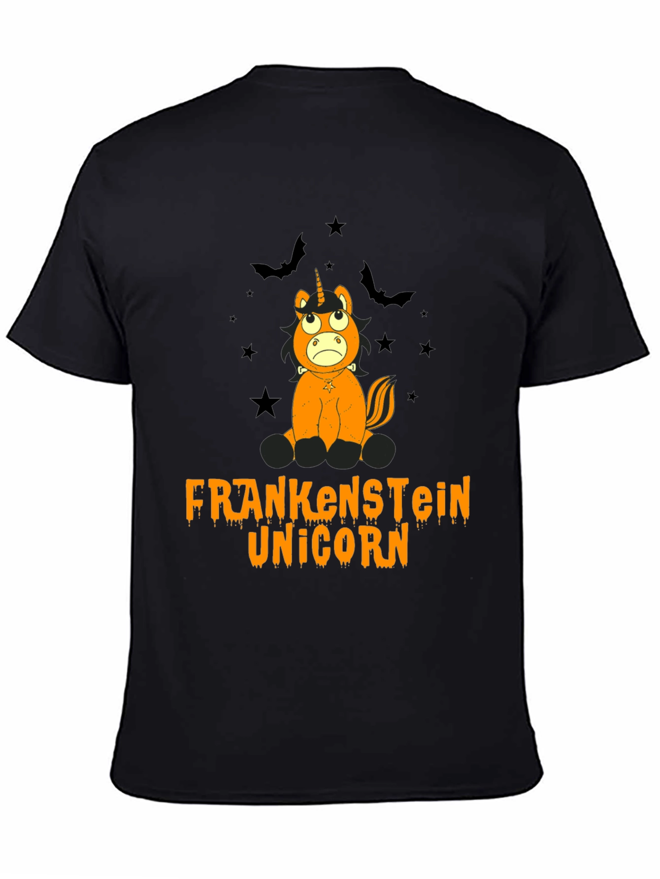 Frankenstein Unicorn Halloween Graphic Tee