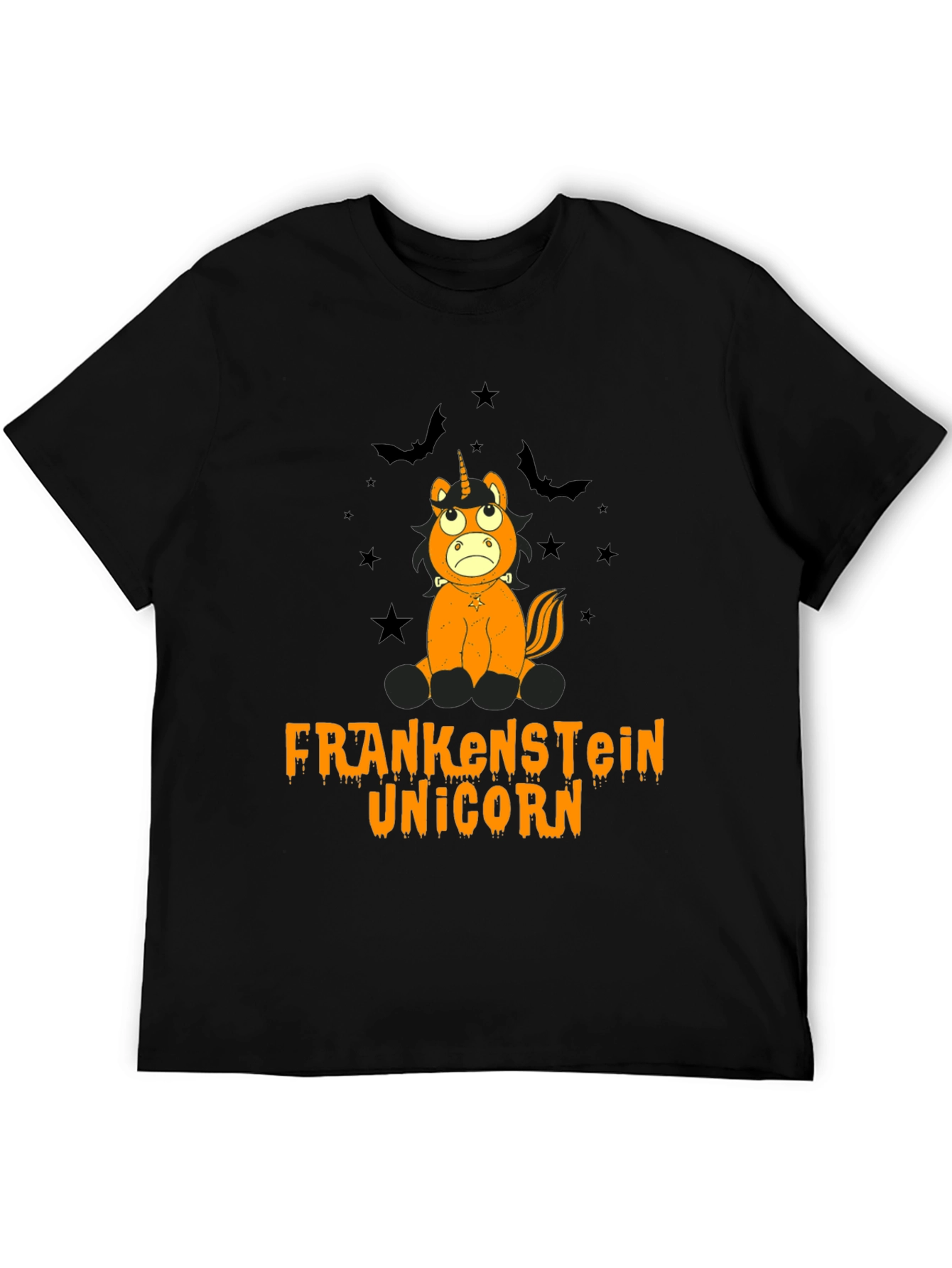 Frankenstein Unicorn Halloween Graphic Tee