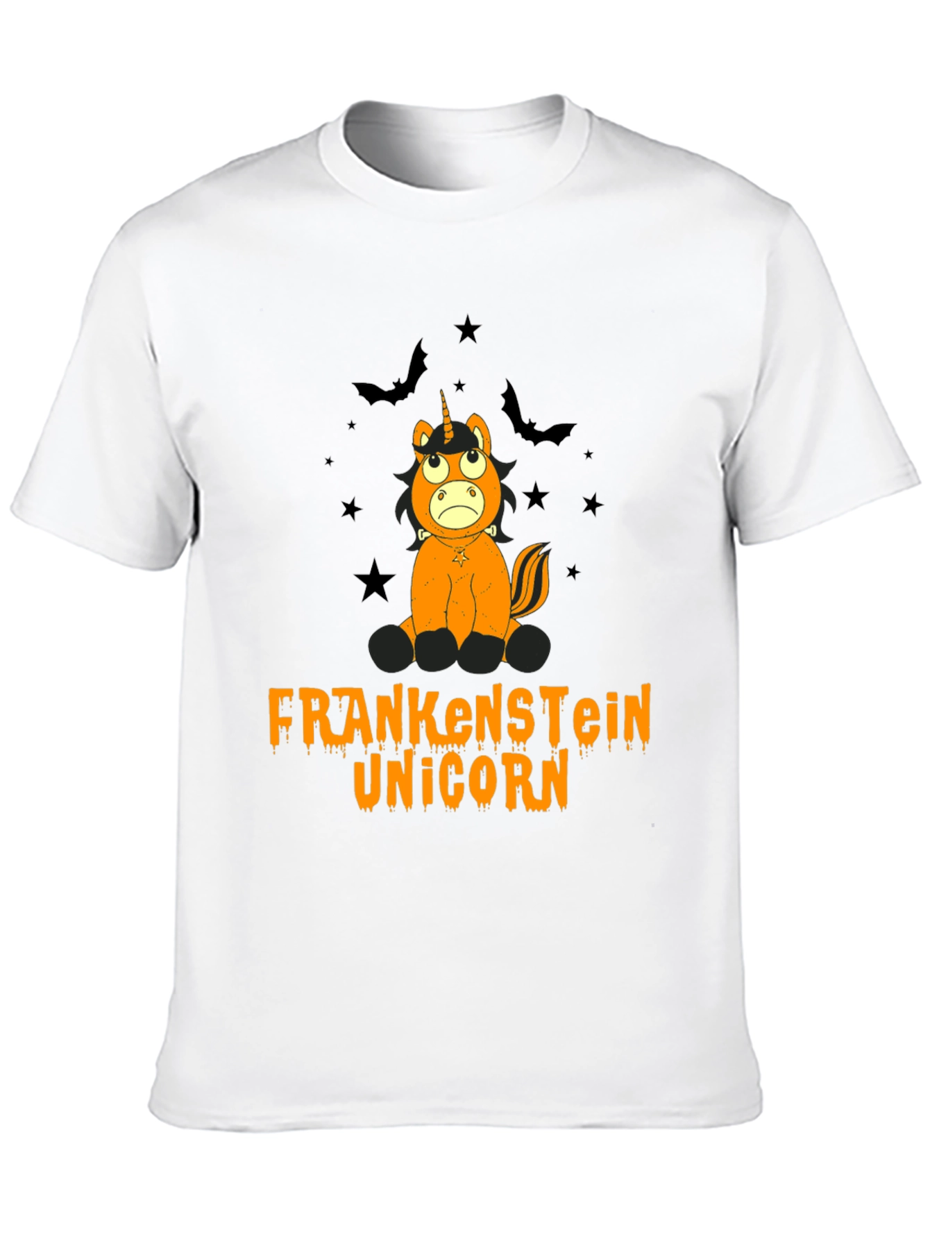 Frankenstein Unicorn Halloween Graphic Tee