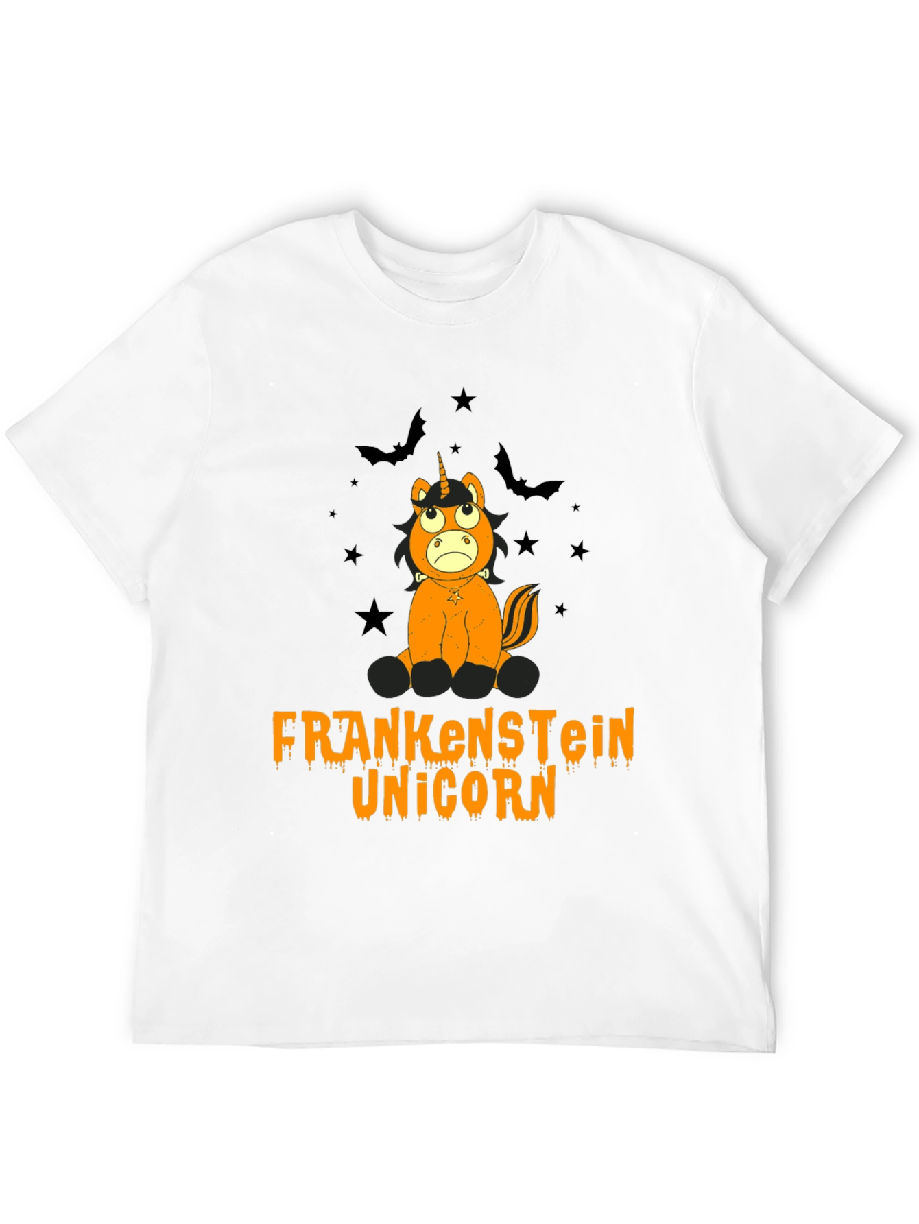 Frankenstein Unicorn Halloween Graphic Tee