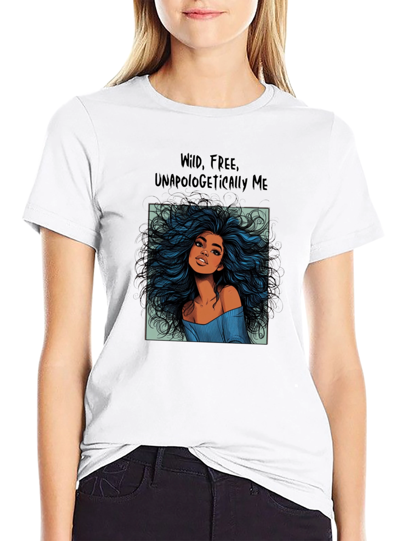 Wild Free Unapologetically Me Black T-Shirt