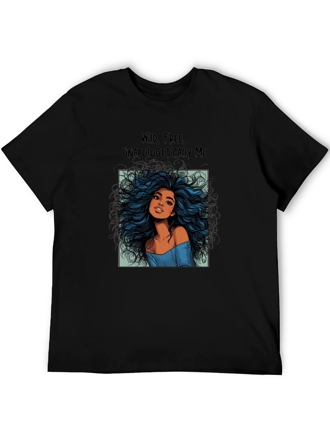 Wild Free Unapologetically Me Black T-Shirt