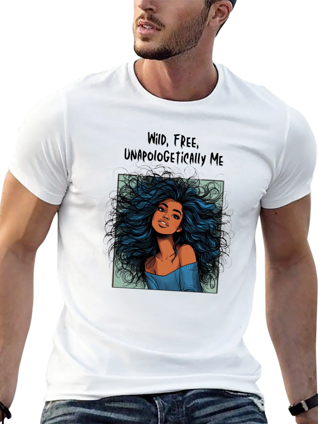 Wild Free Unapologetically Me Black T-Shirt