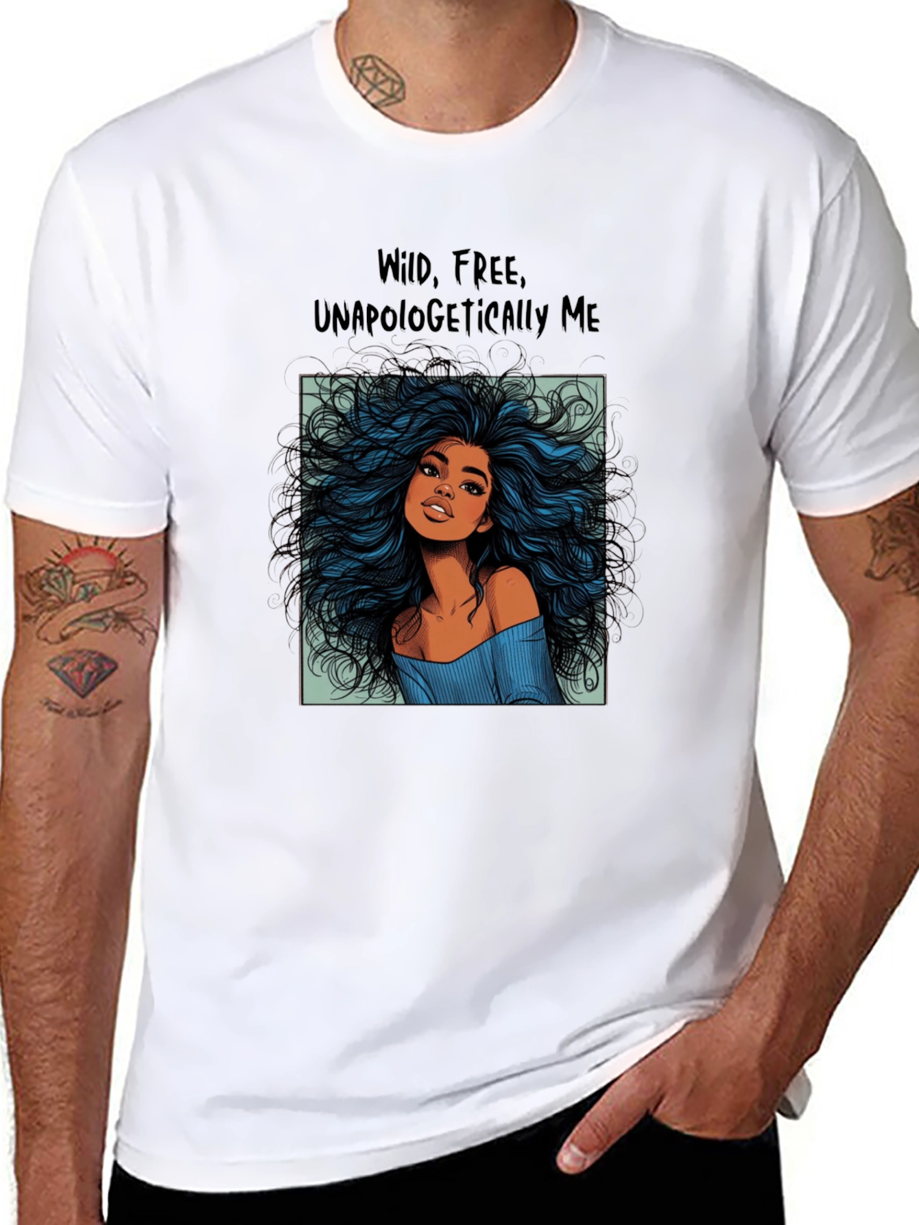 Wild Free Unapologetically Me Black T-Shirt