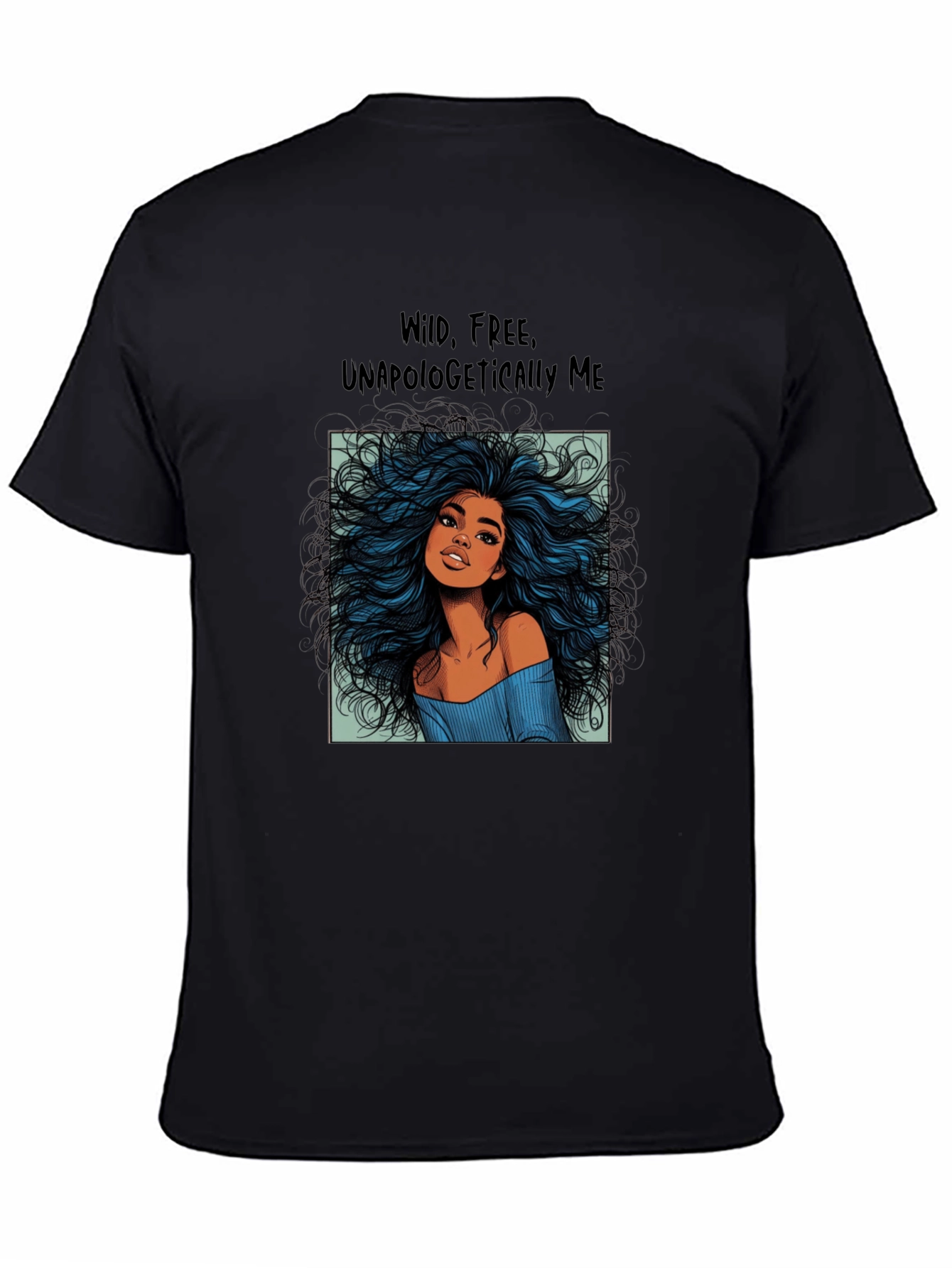 Wild Free Unapologetically Me Black T-Shirt