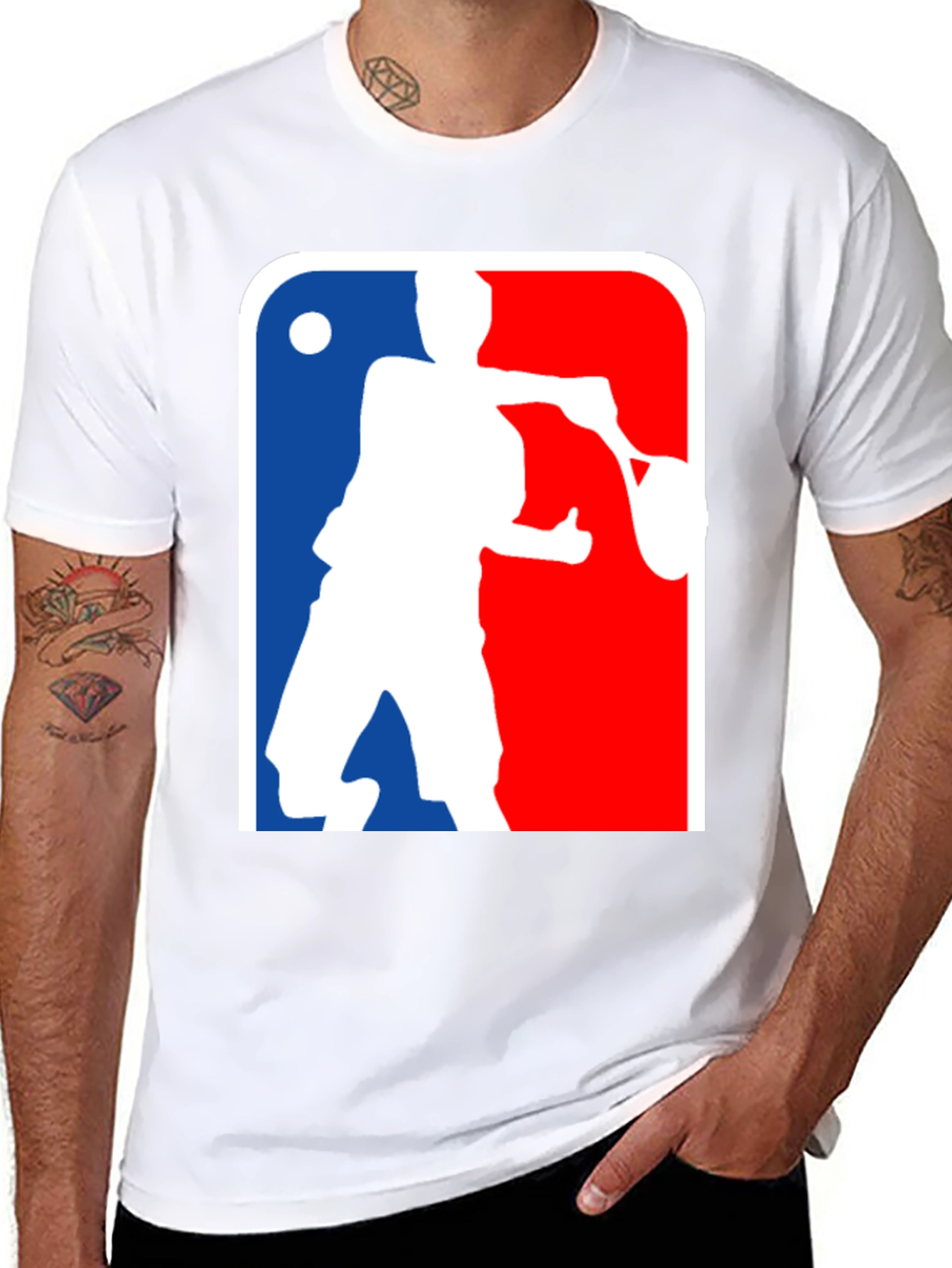Tennis Player Graphic T-Shirt