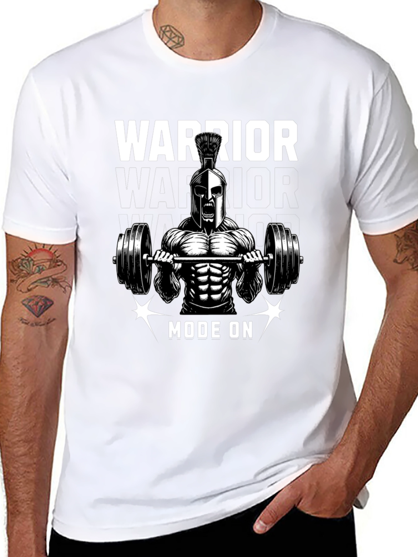 Warrior Mode On T-Shirt - Fitness Apparel