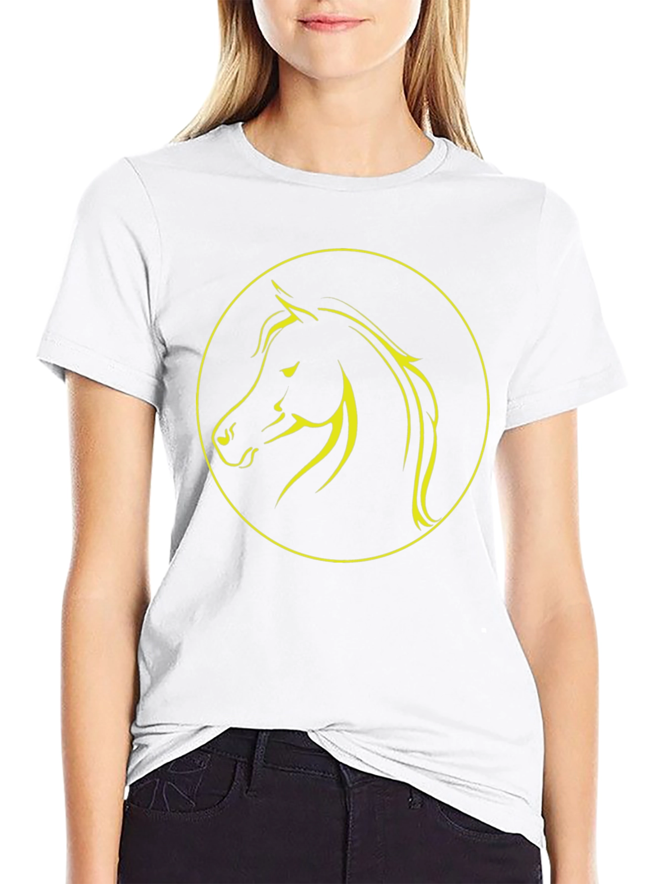 Black Horse Silhouette Tee