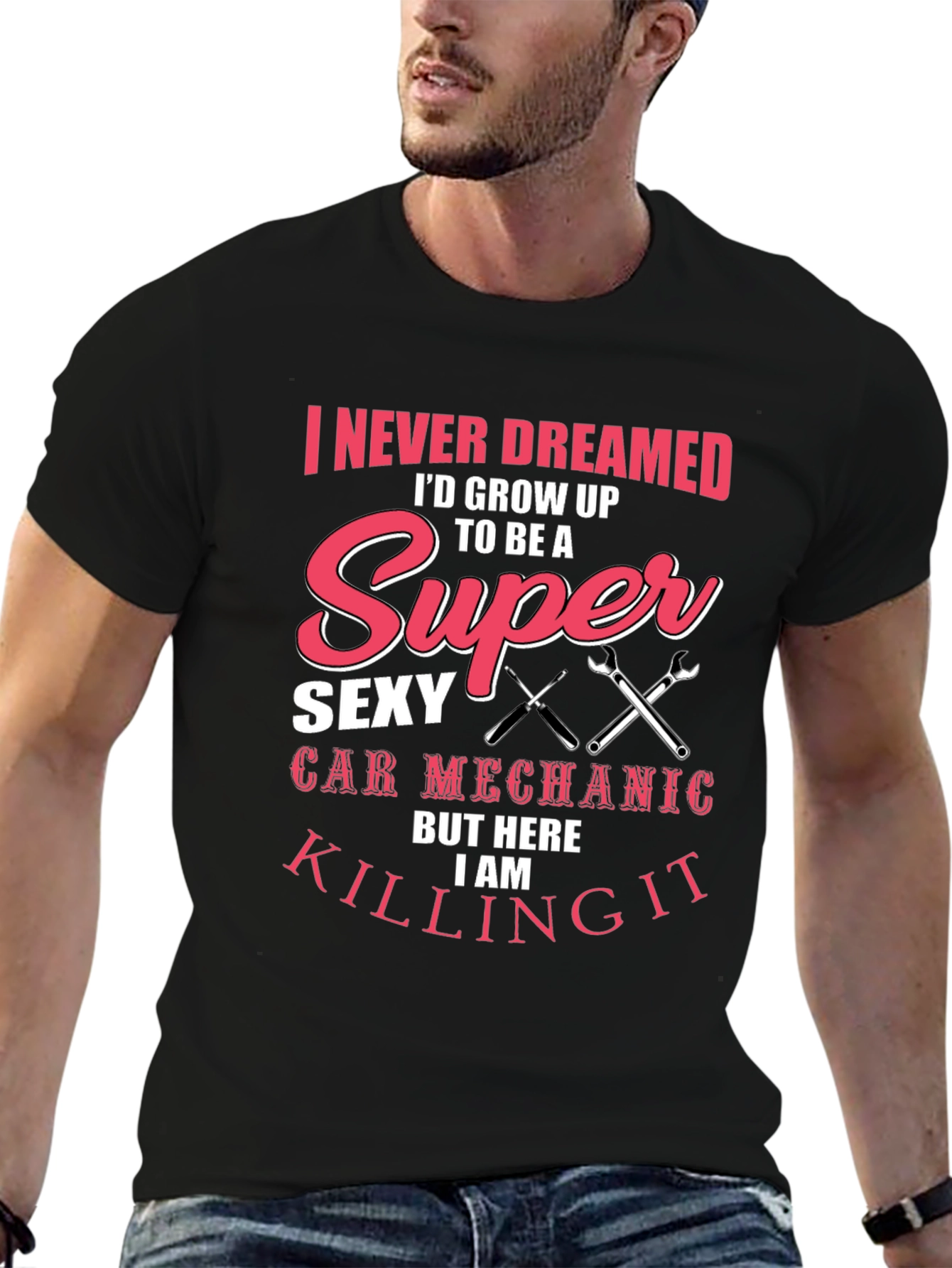 Super Sexy Car Mechanic T-Shirt