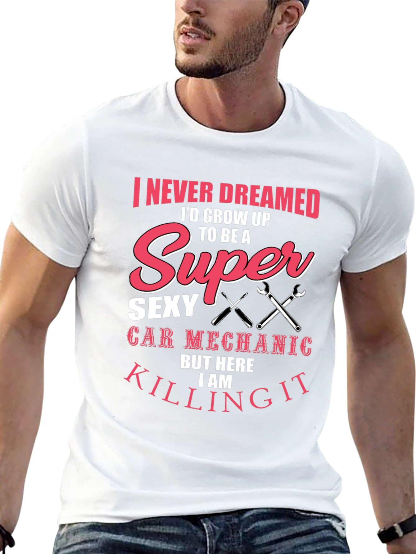 Super Sexy Car Mechanic T-Shirt