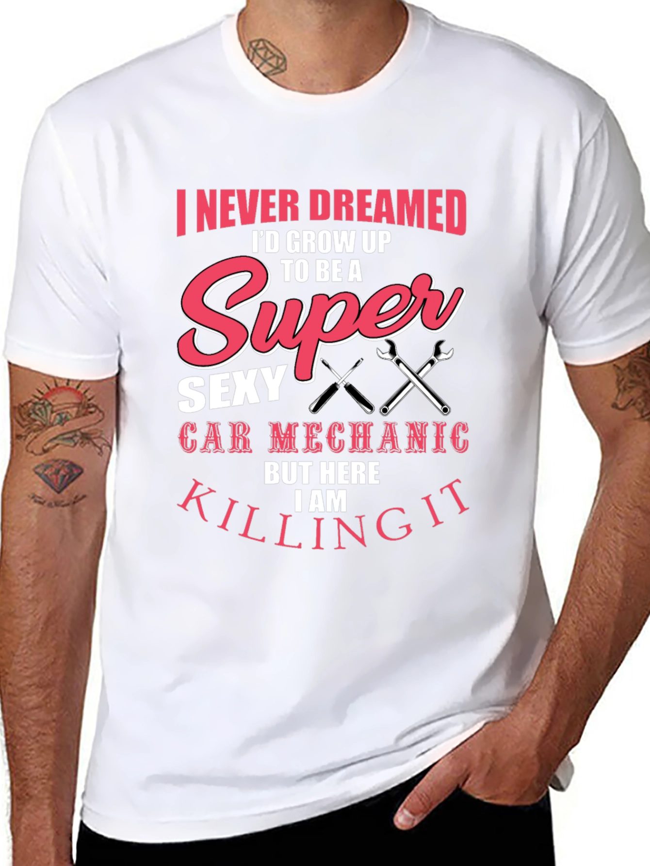 Super Sexy Car Mechanic T-Shirt