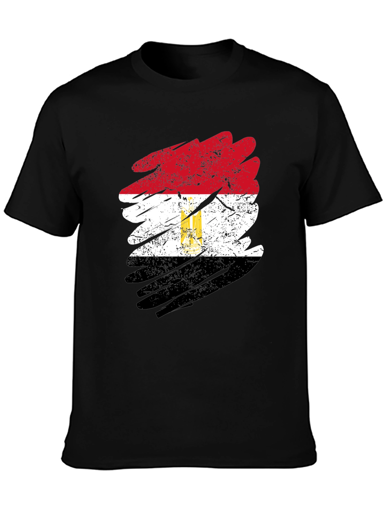 Egypt Flag Brush Stroke T-Shirt